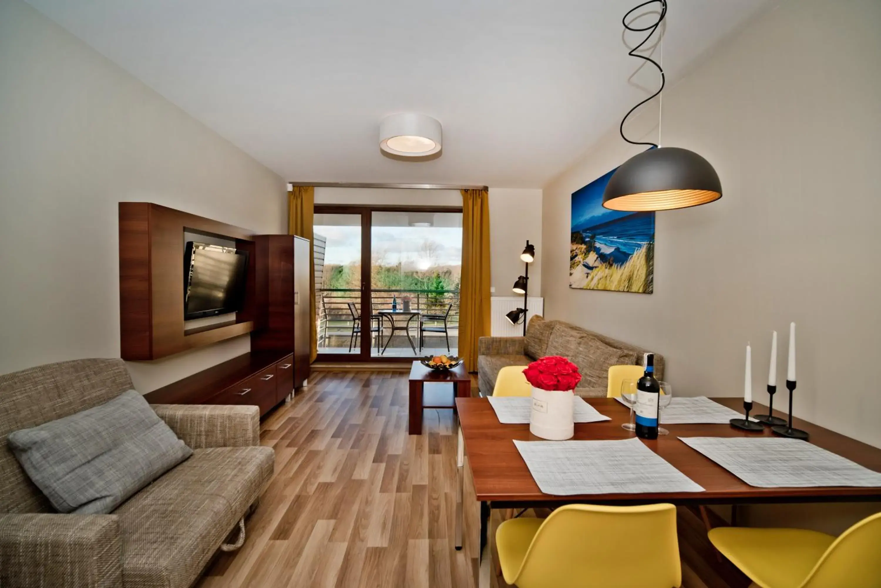 Studio Apartment with Balcony - B24 in BlueApart Apartamenty Na Klifie Studio Apartment with Balcony - B24 in BlueApart Apartamenty Na Klifie