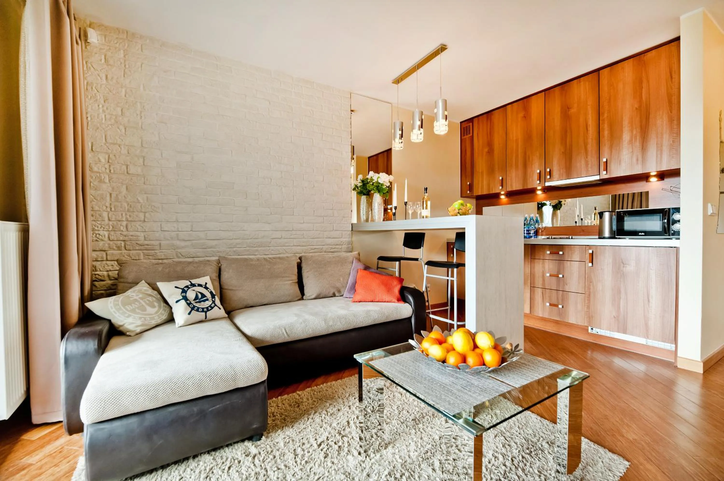 One-Bedroom Apartment with Terrace - A3 in BlueApart Apartamenty Na Klifie