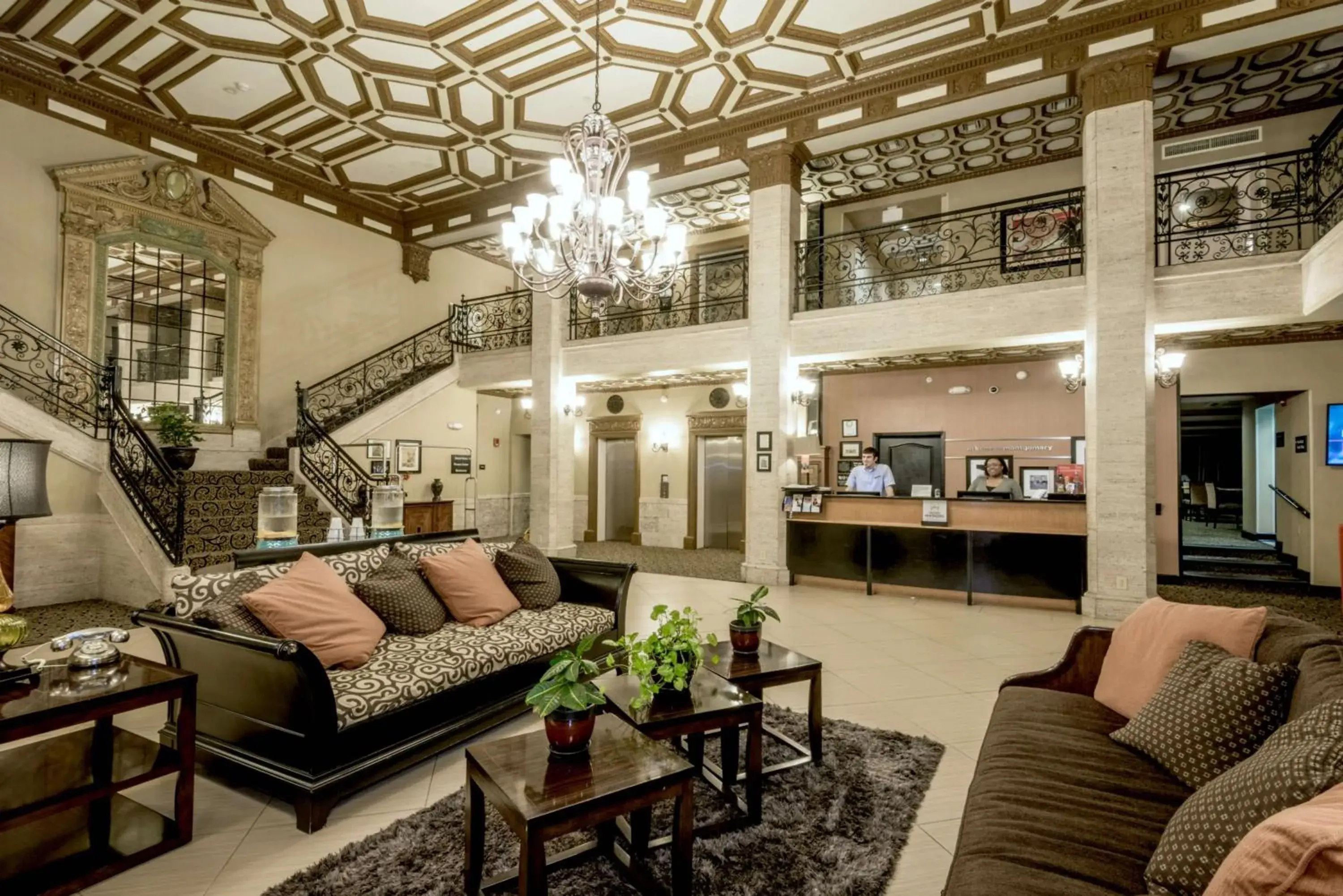 Lobby or reception in Hampton Inn & Suites Montgomery-Downtown Lobby or reception in Hampton Inn & Suites Montgomery-Downtown