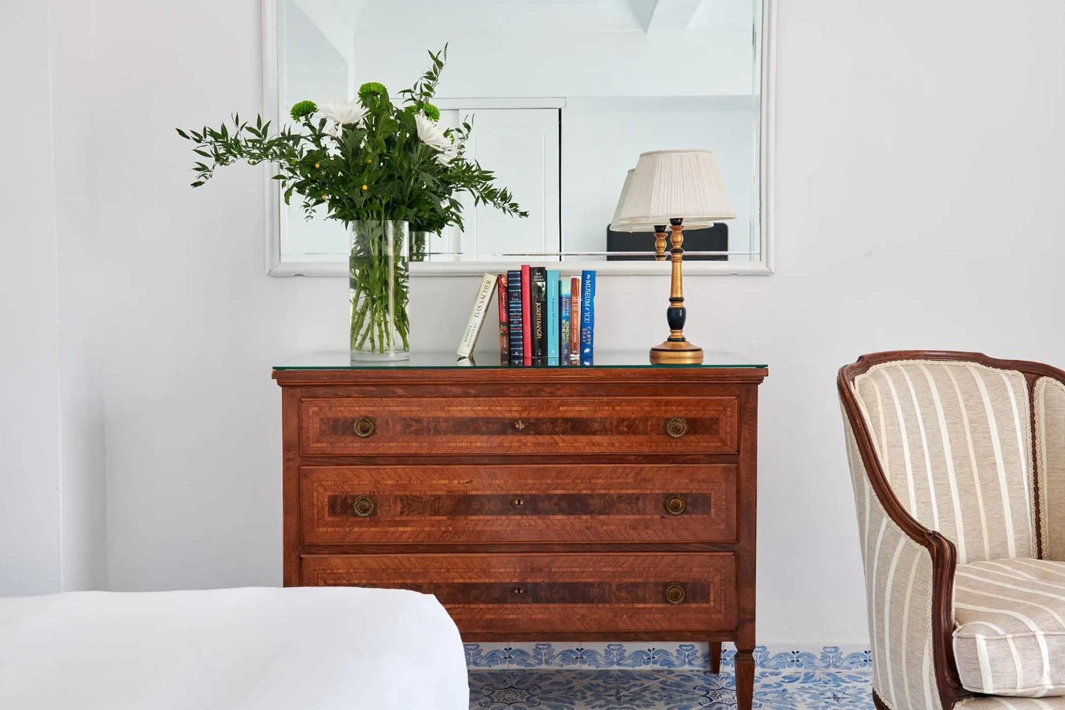 Bed in Hotel Scalinatella