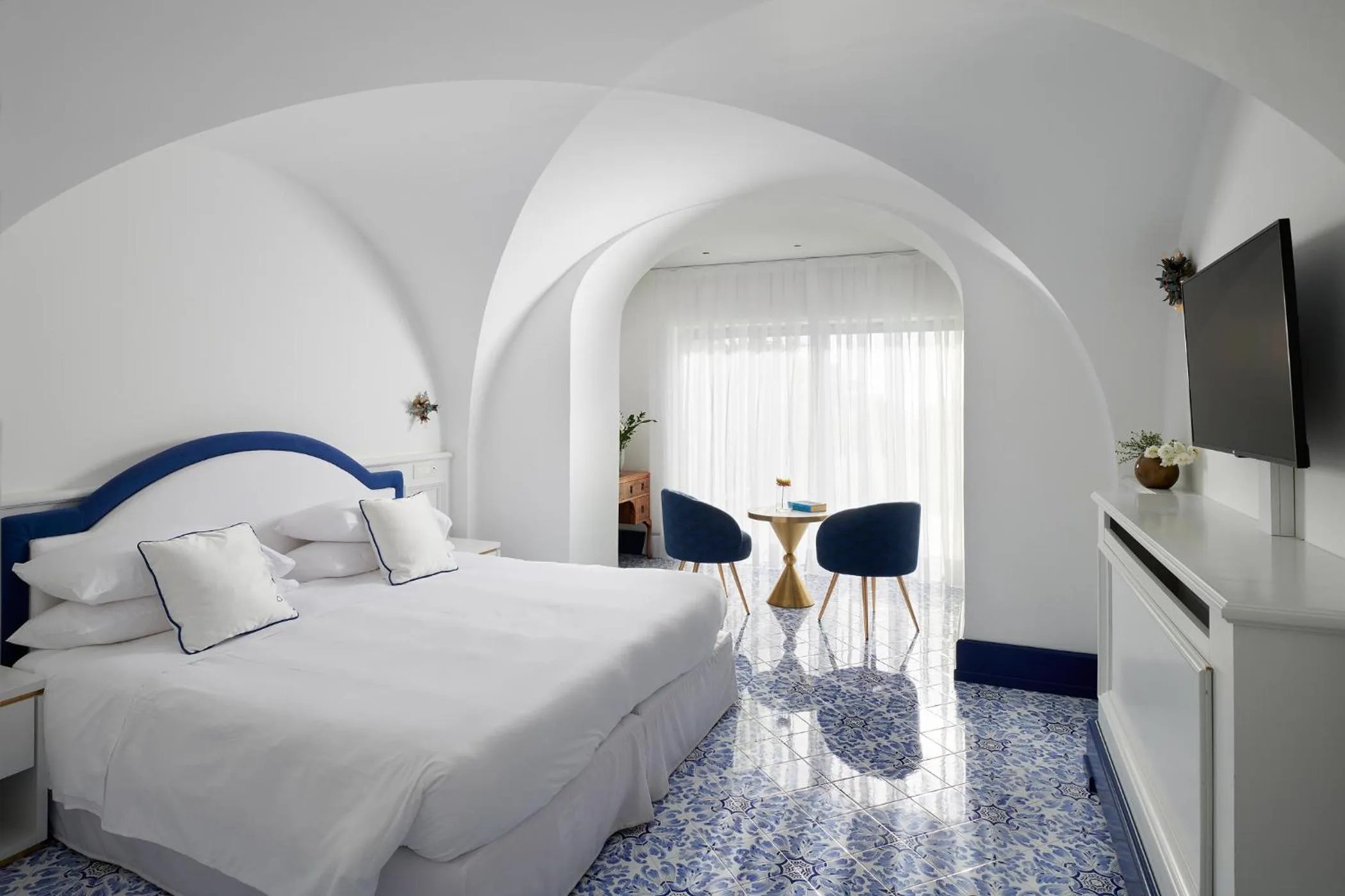 Bed in Hotel Scalinatella