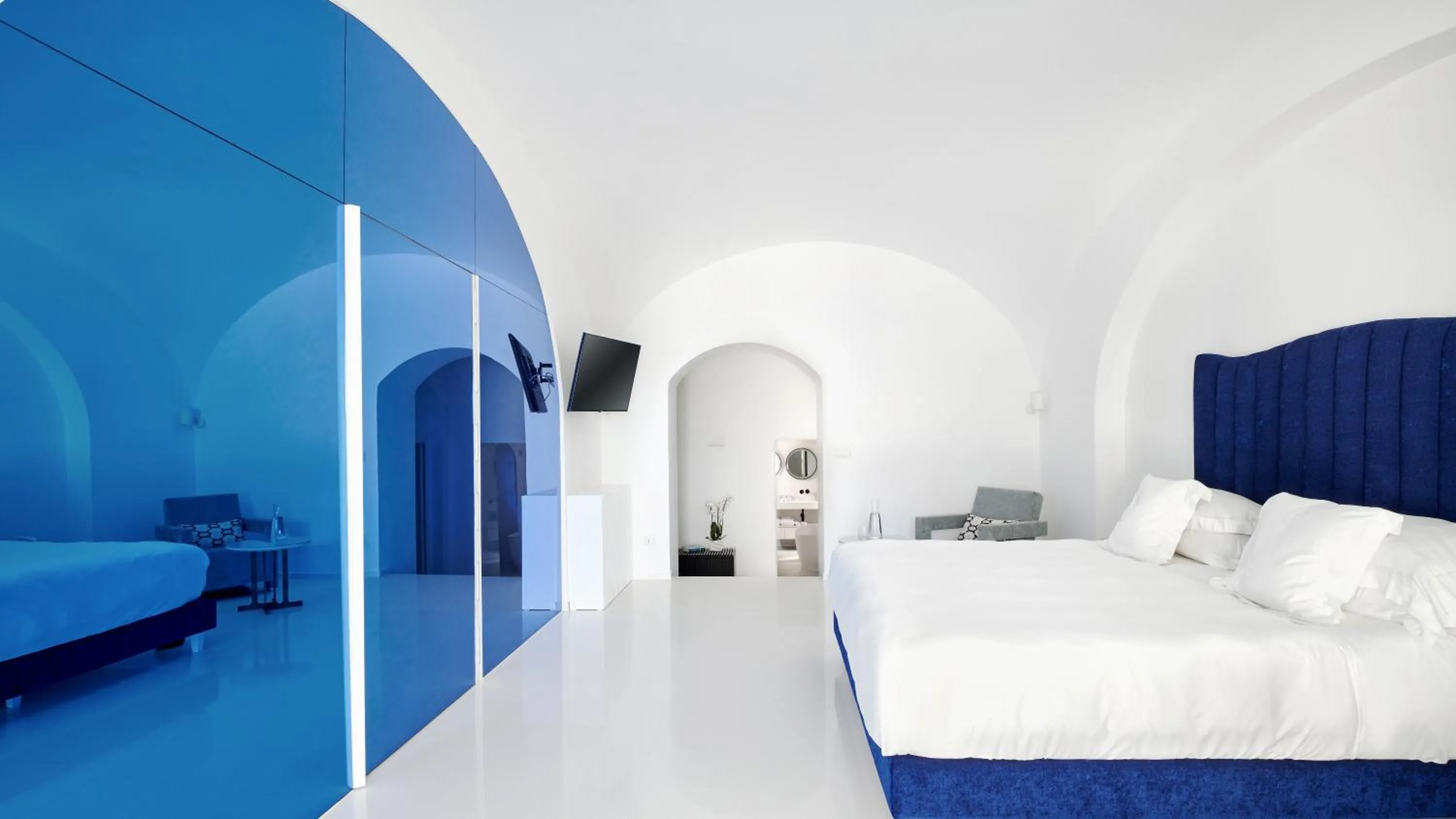 Bed in Hotel Scalinatella