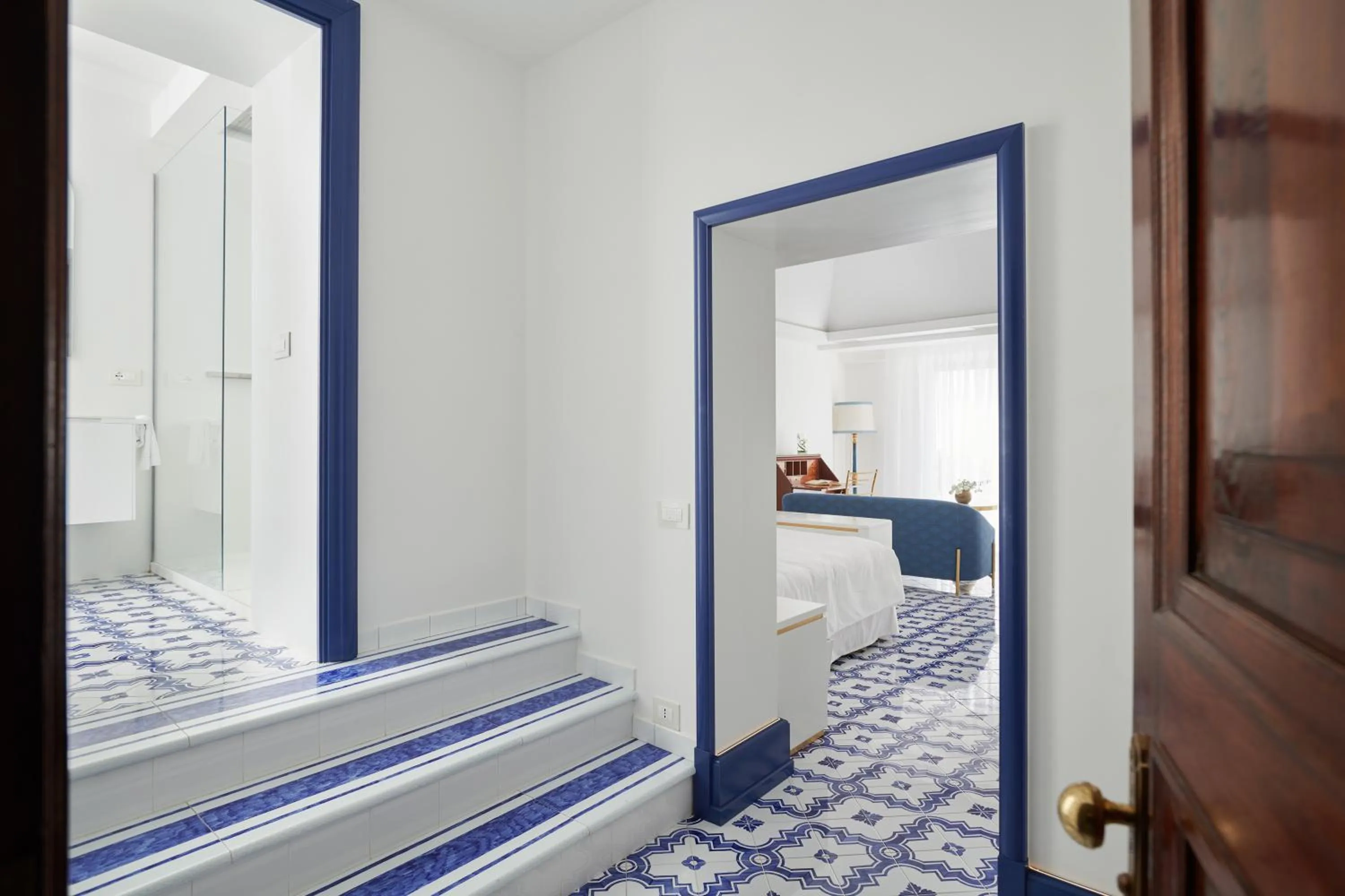 Bed in Hotel Scalinatella