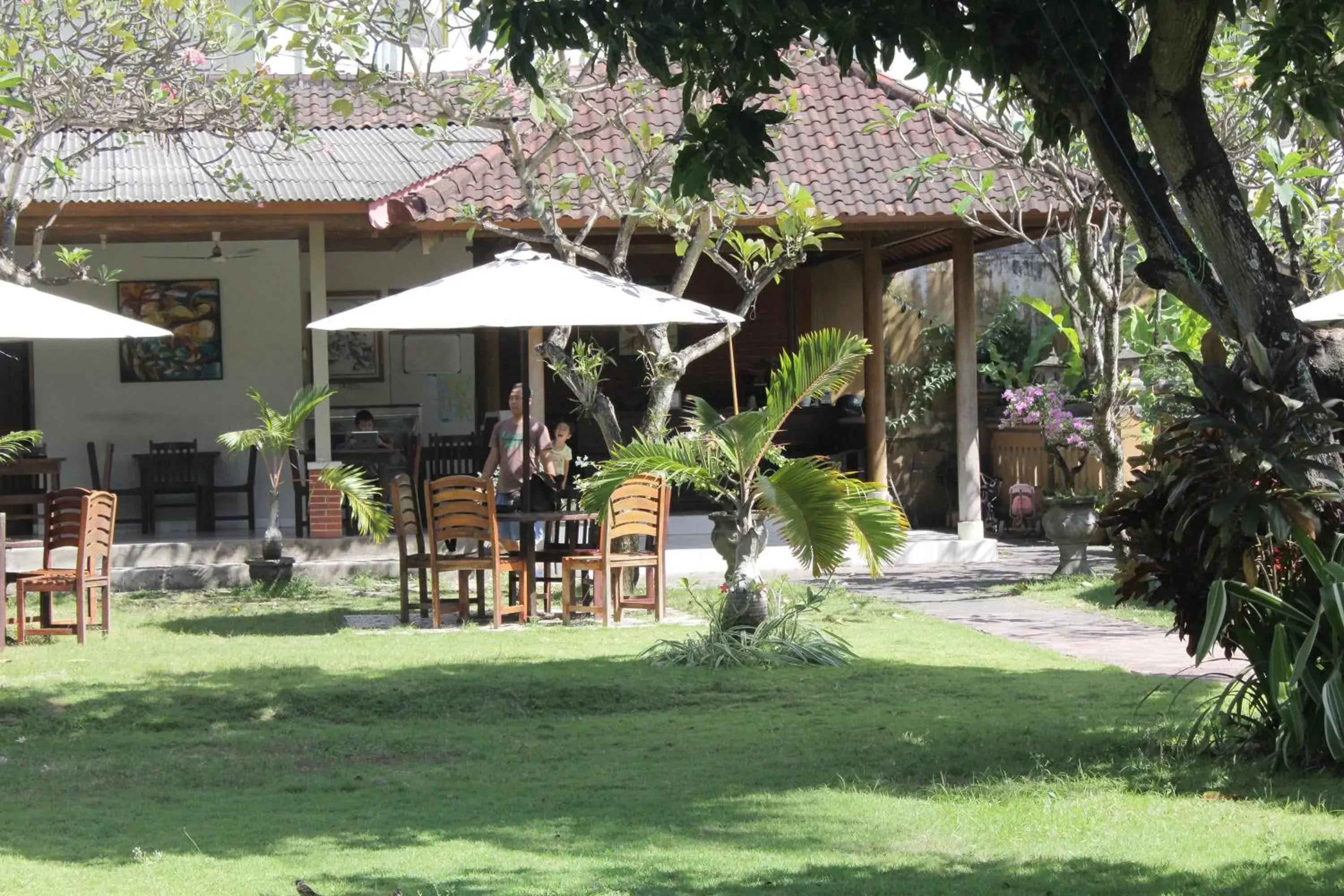 Patio in Mangga Bali Inn