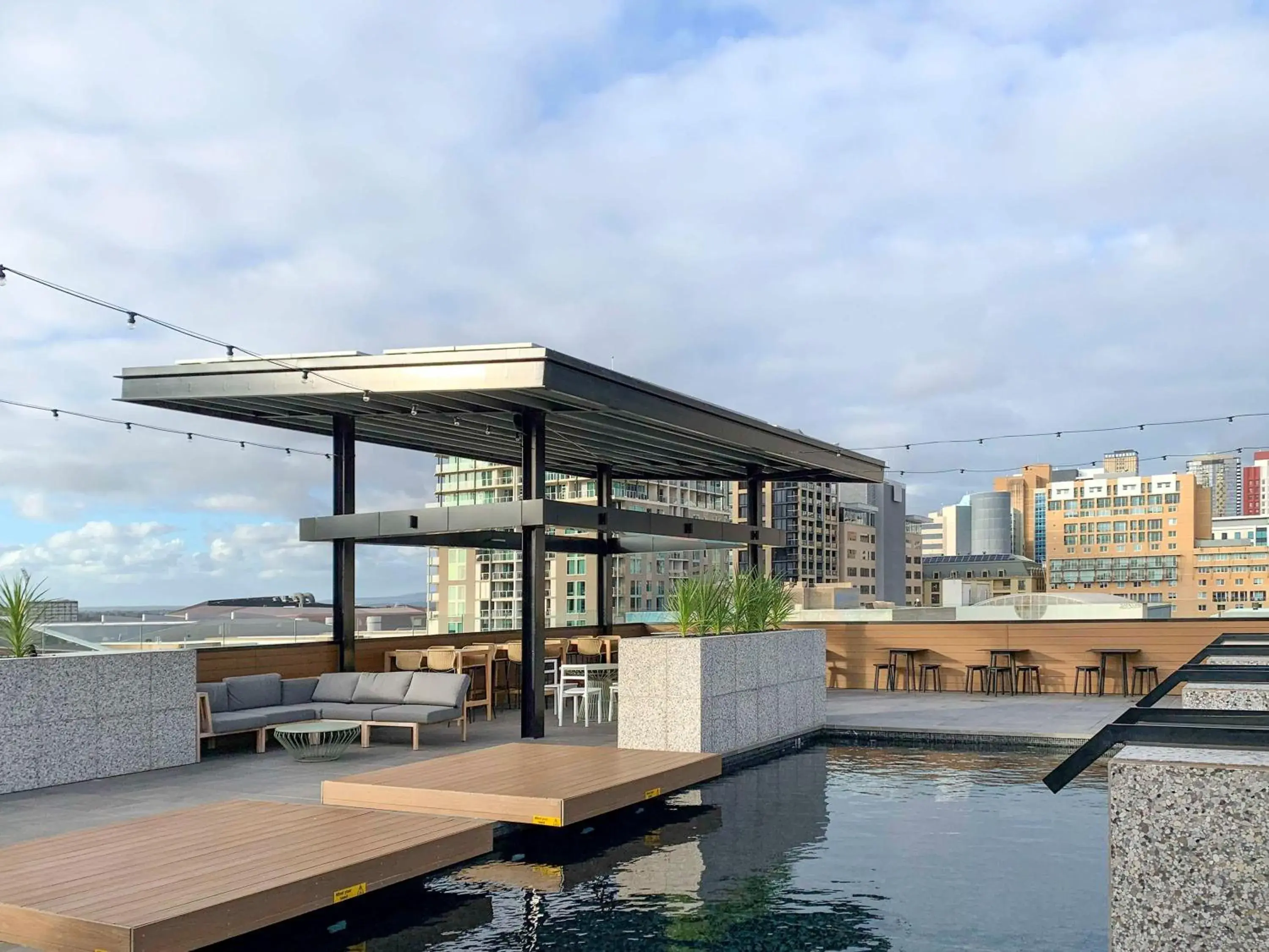 Pool view in Adelaide Rockford Pool view in Adelaide Rockford