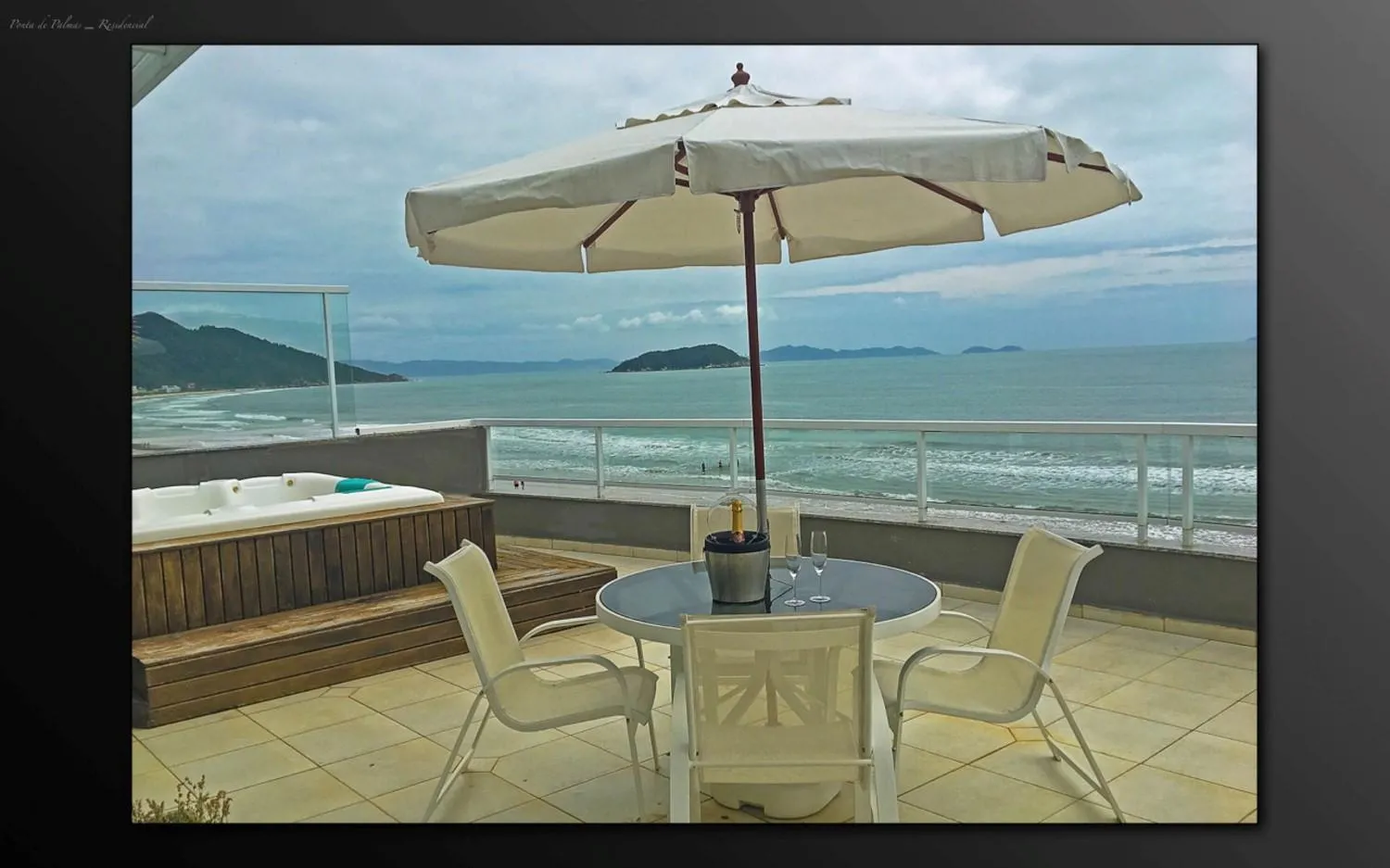 Balcony/Terrace in Cobertura Praia de Palmas