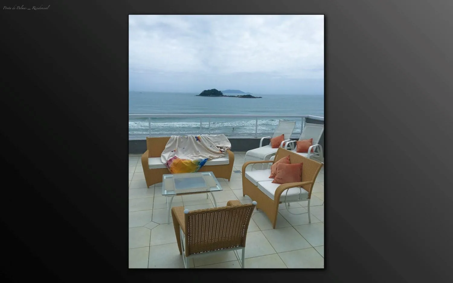 Balcony/Terrace in Cobertura Praia de Palmas