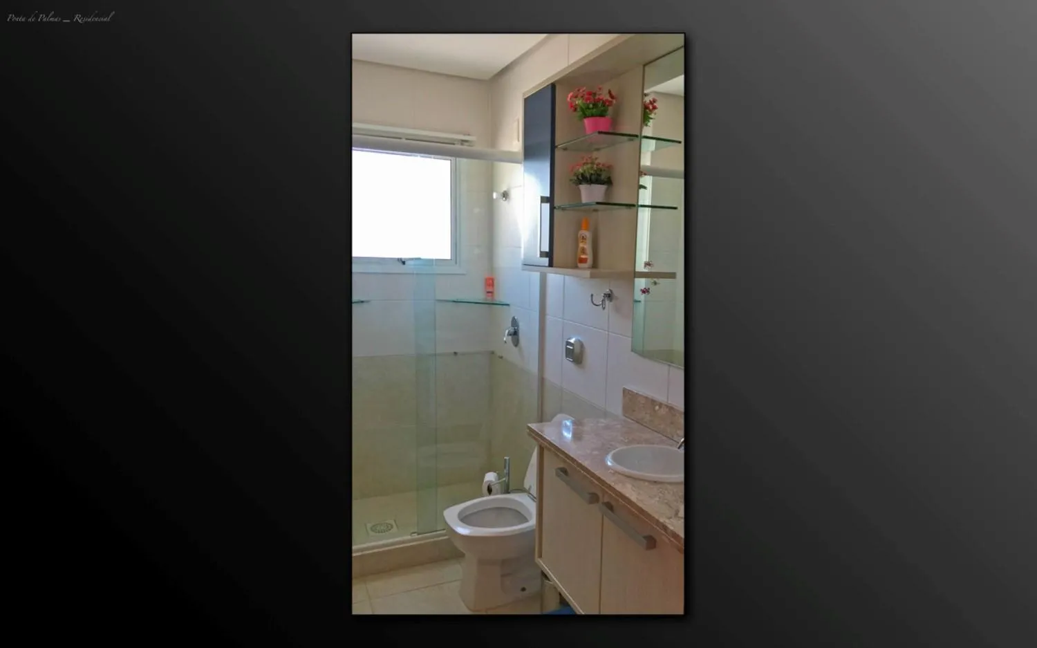 Bathroom in Cobertura Praia de Palmas