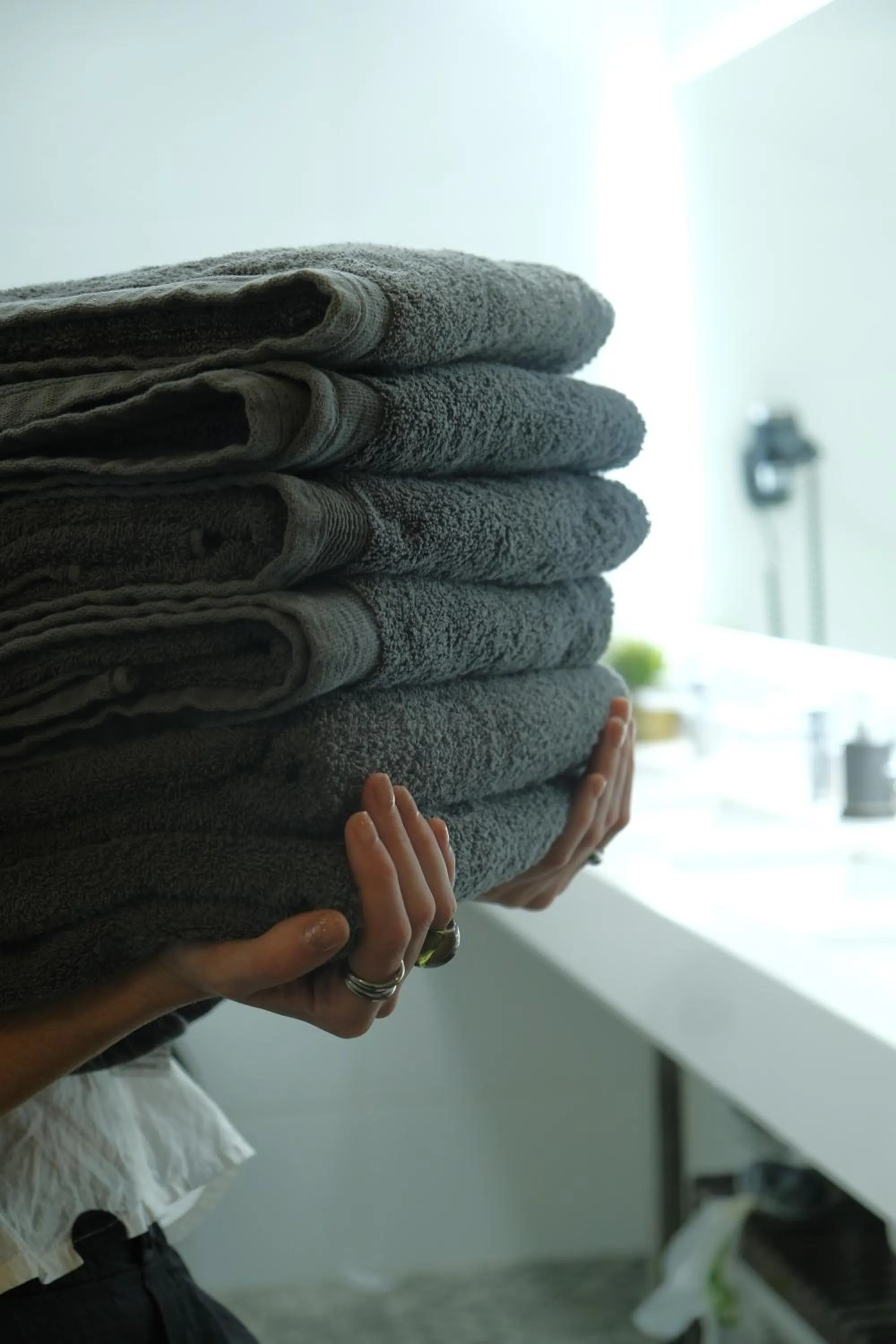towels in 360 Hostel Centro