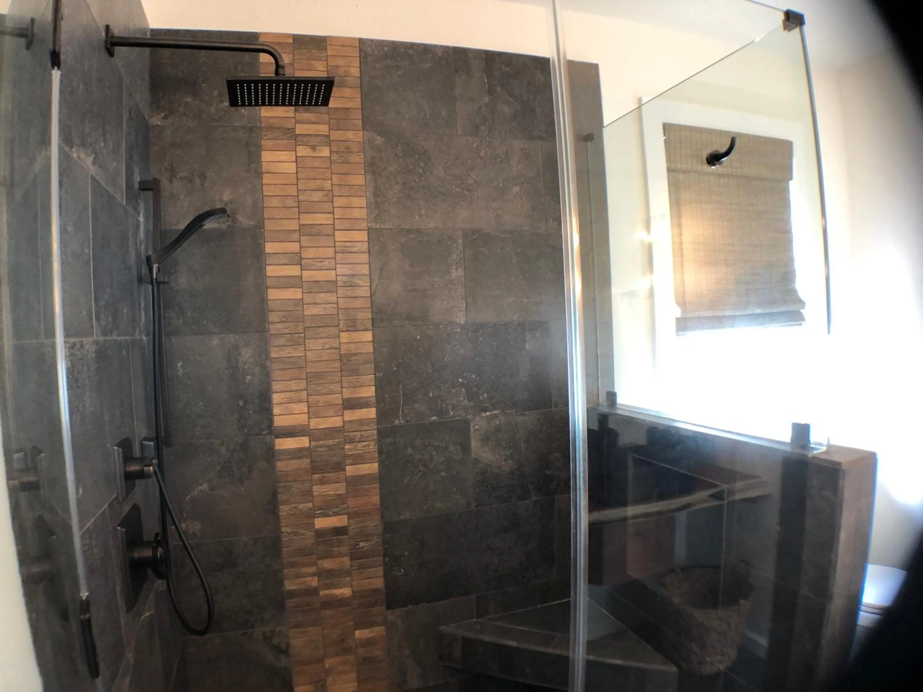 Shower in Avenue O Bed and Breakfast
