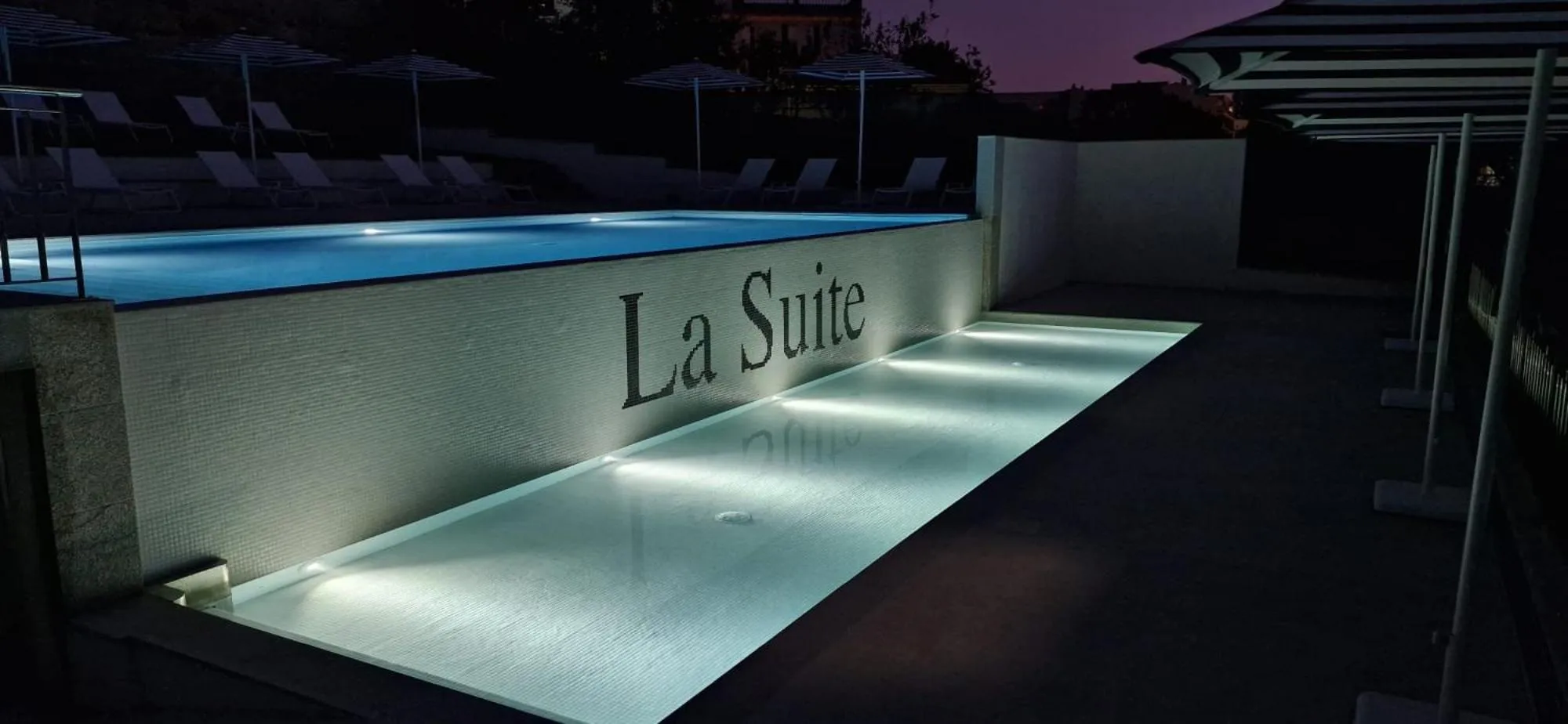 Swimming pool in La Suite Hotel