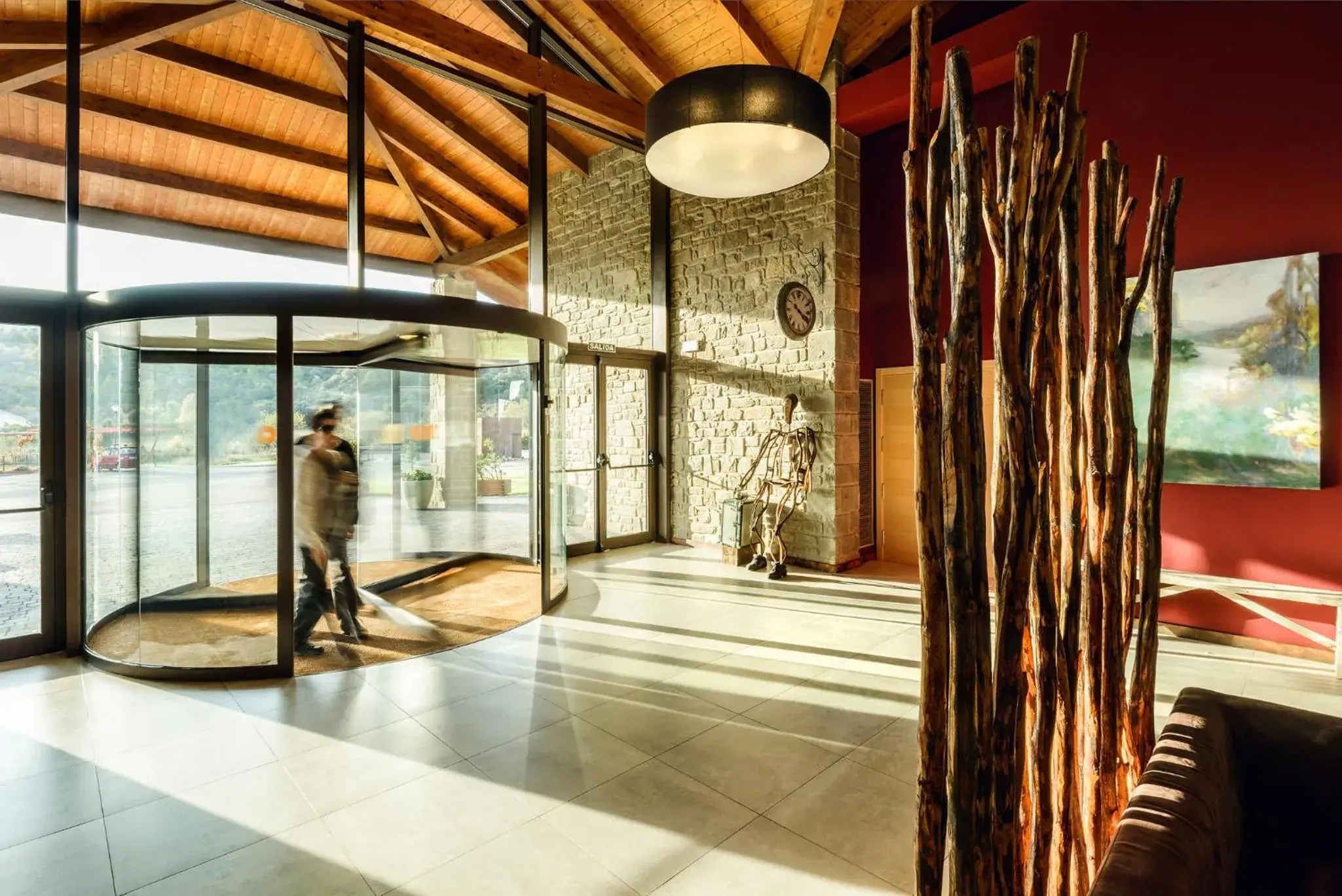 Lobby or reception in Hotel Spa Aguas de los Mallos Lobby or reception in Hotel Spa Aguas de los Mallos