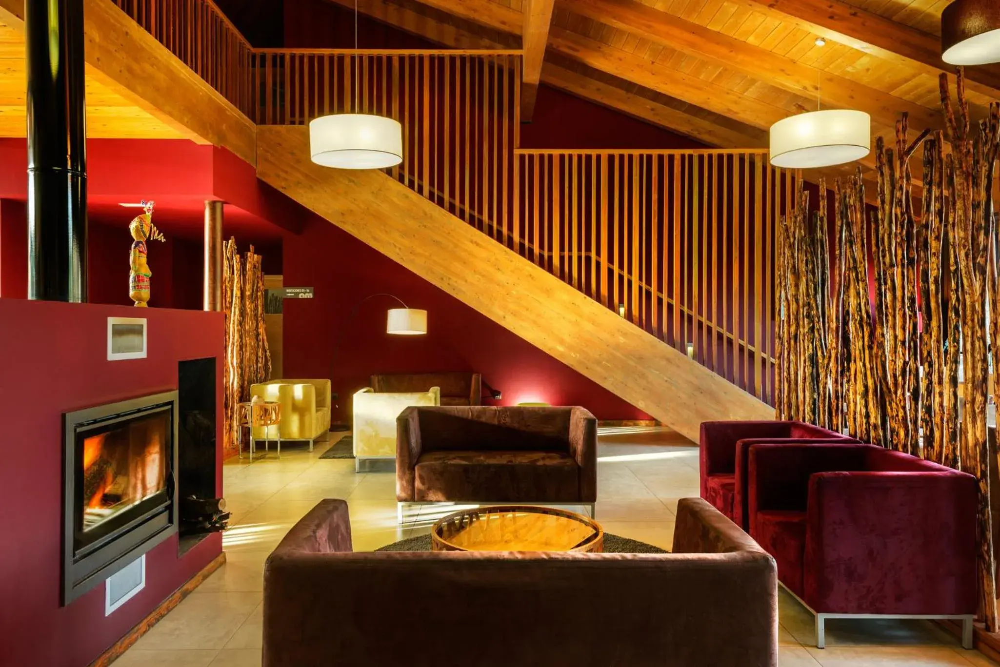 Living room in Hotel Spa Aguas de los Mallos Living room in Hotel Spa Aguas de los Mallos