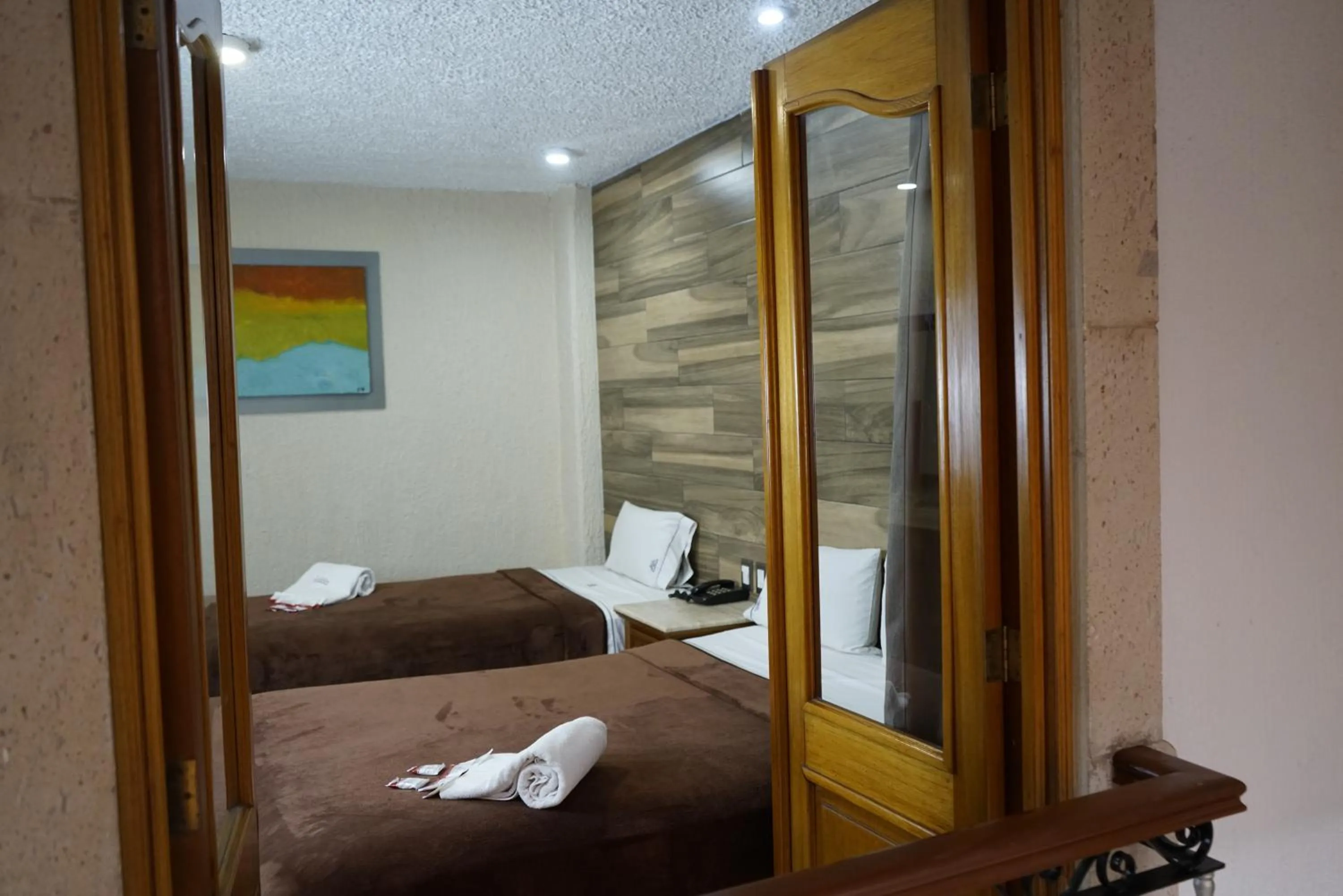 Bed in Hotel Santiago De Compostela - Guadalajara Centro Historico