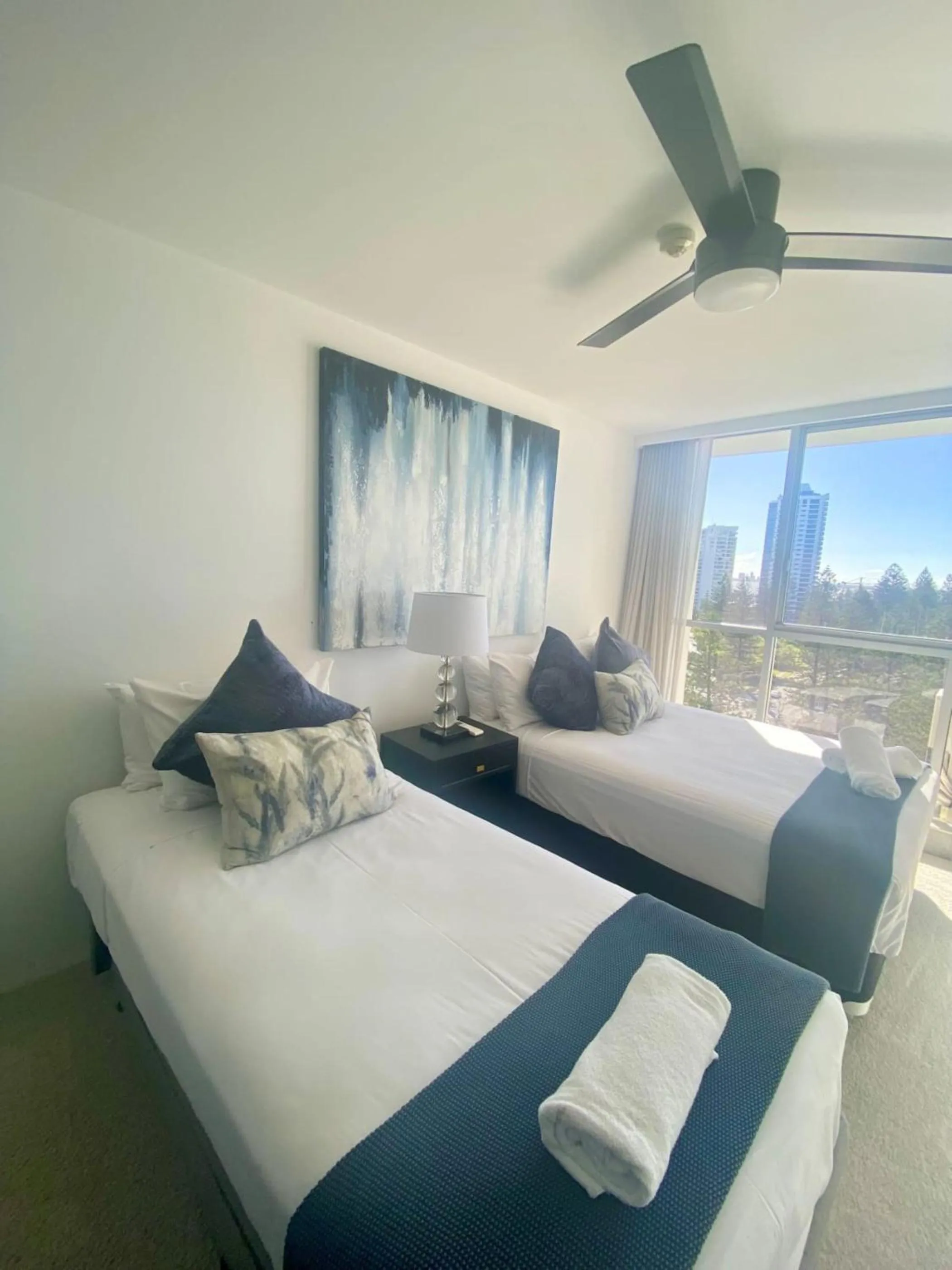 Bed in Golden Sands on the Beach - Absolute Beachfront Apartments