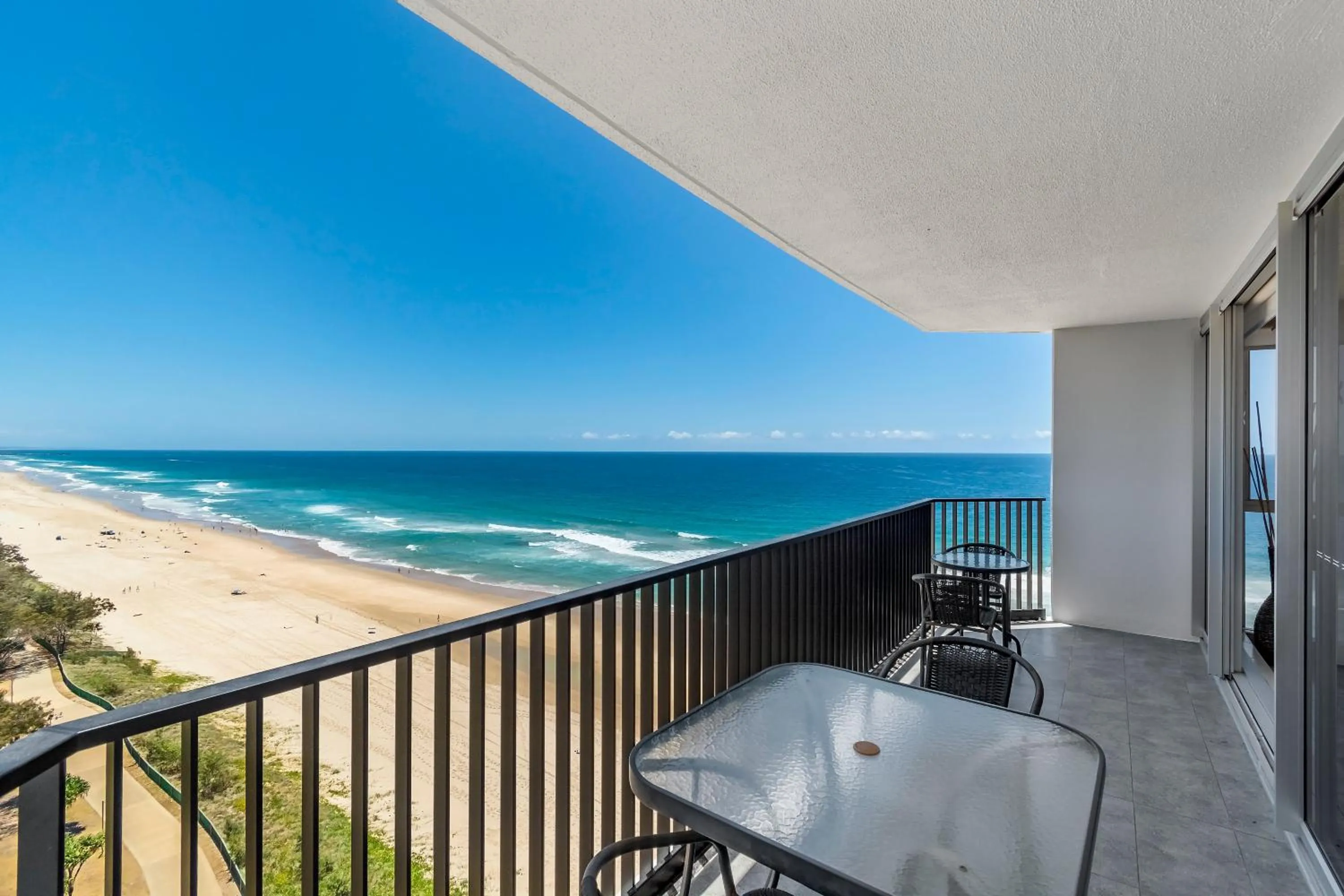 Balcony/Terrace in Golden Sands on the Beach - Absolute Beachfront Apartments
