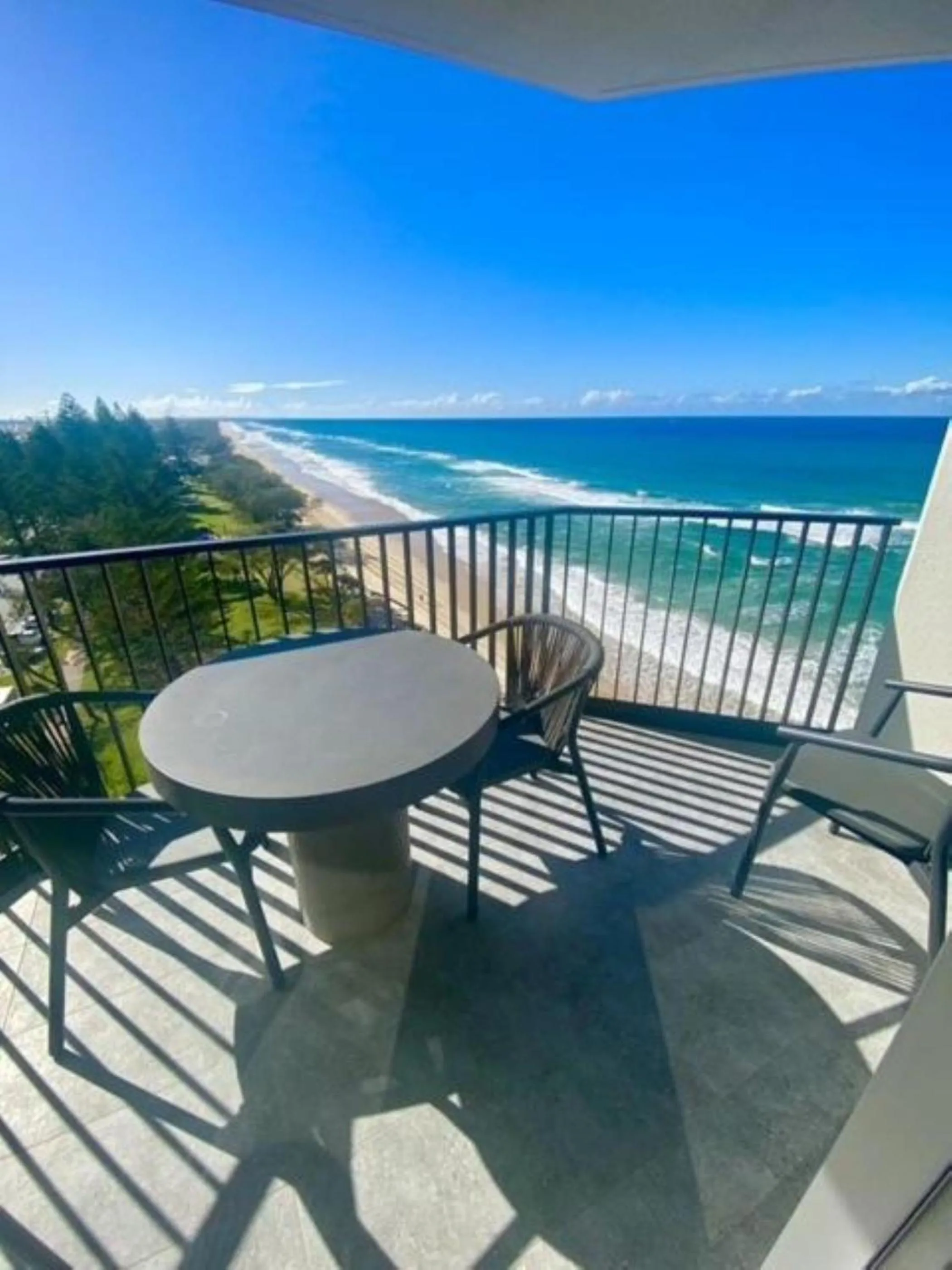 Balcony/Terrace in Golden Sands on the Beach - Absolute Beachfront Apartments
