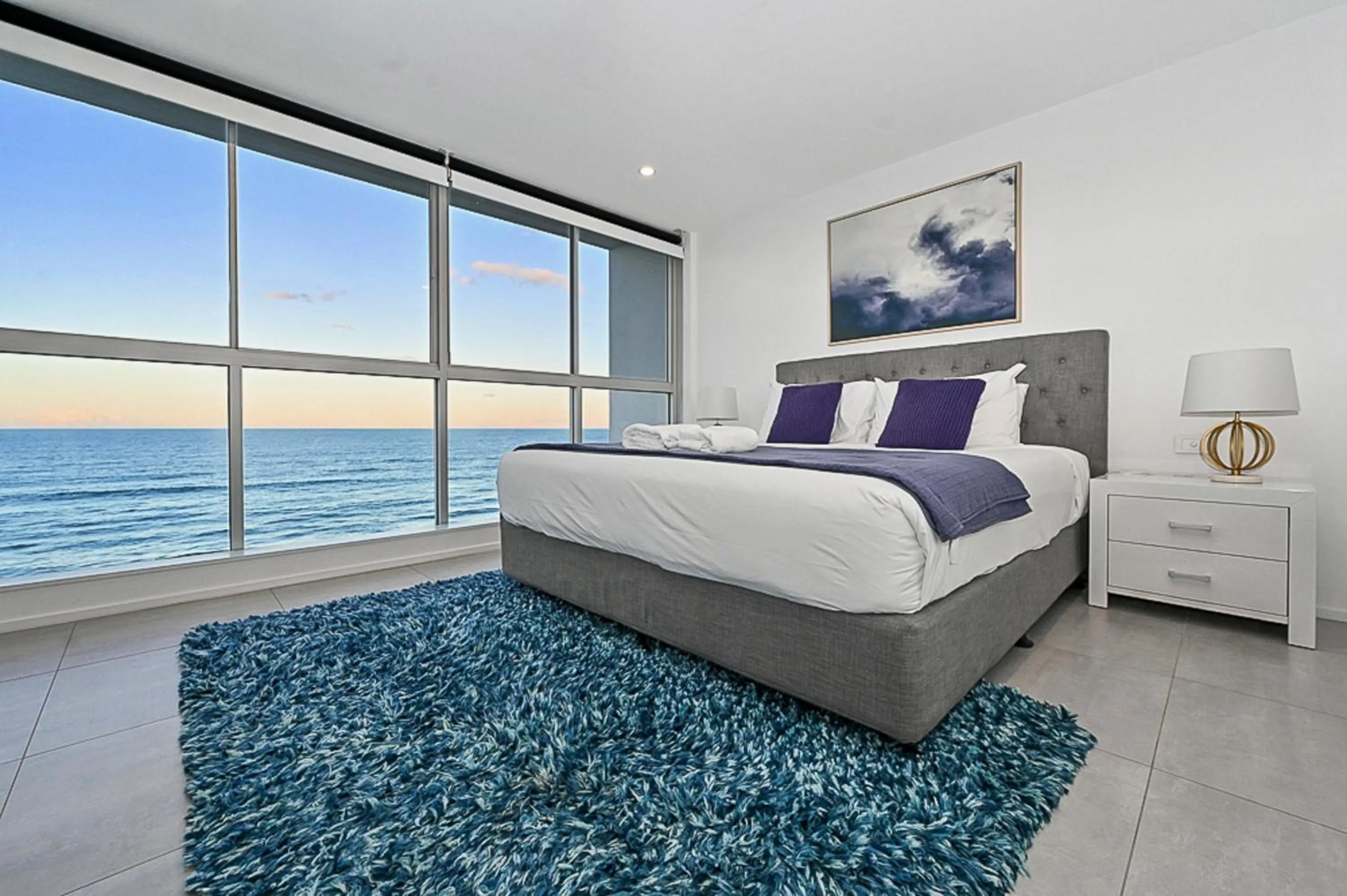 Bed in Golden Sands on the Beach - Absolute Beachfront Apartments