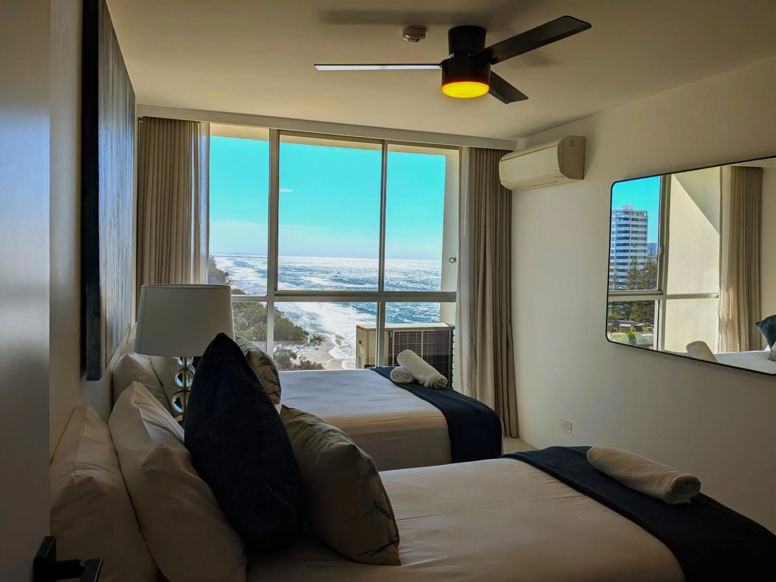 Bed in Golden Sands on the Beach - Absolute Beachfront Apartments