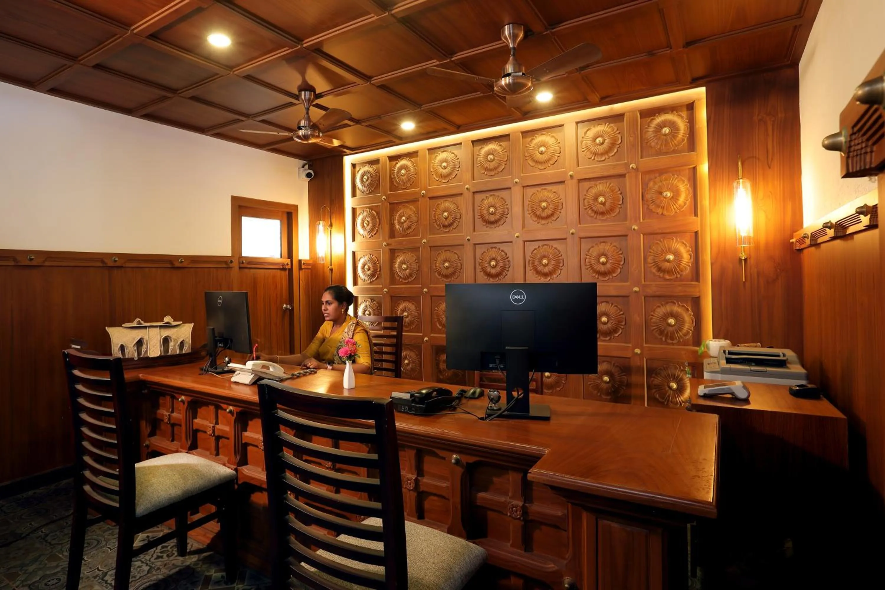 Lobby or reception in The World Backwaters, Alleppey