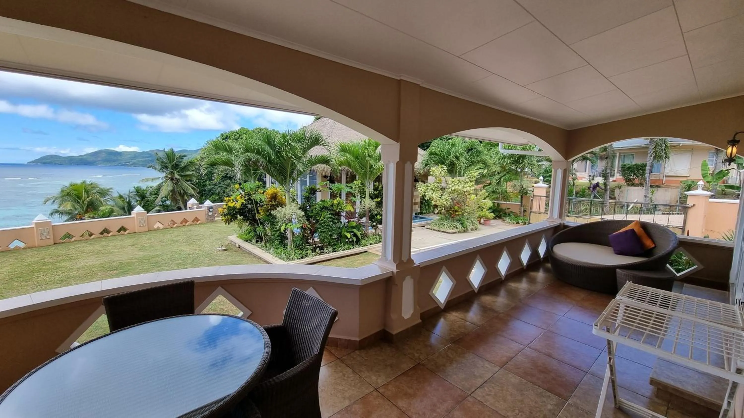 Balcony/Terrace in Au Fond De Mer View
