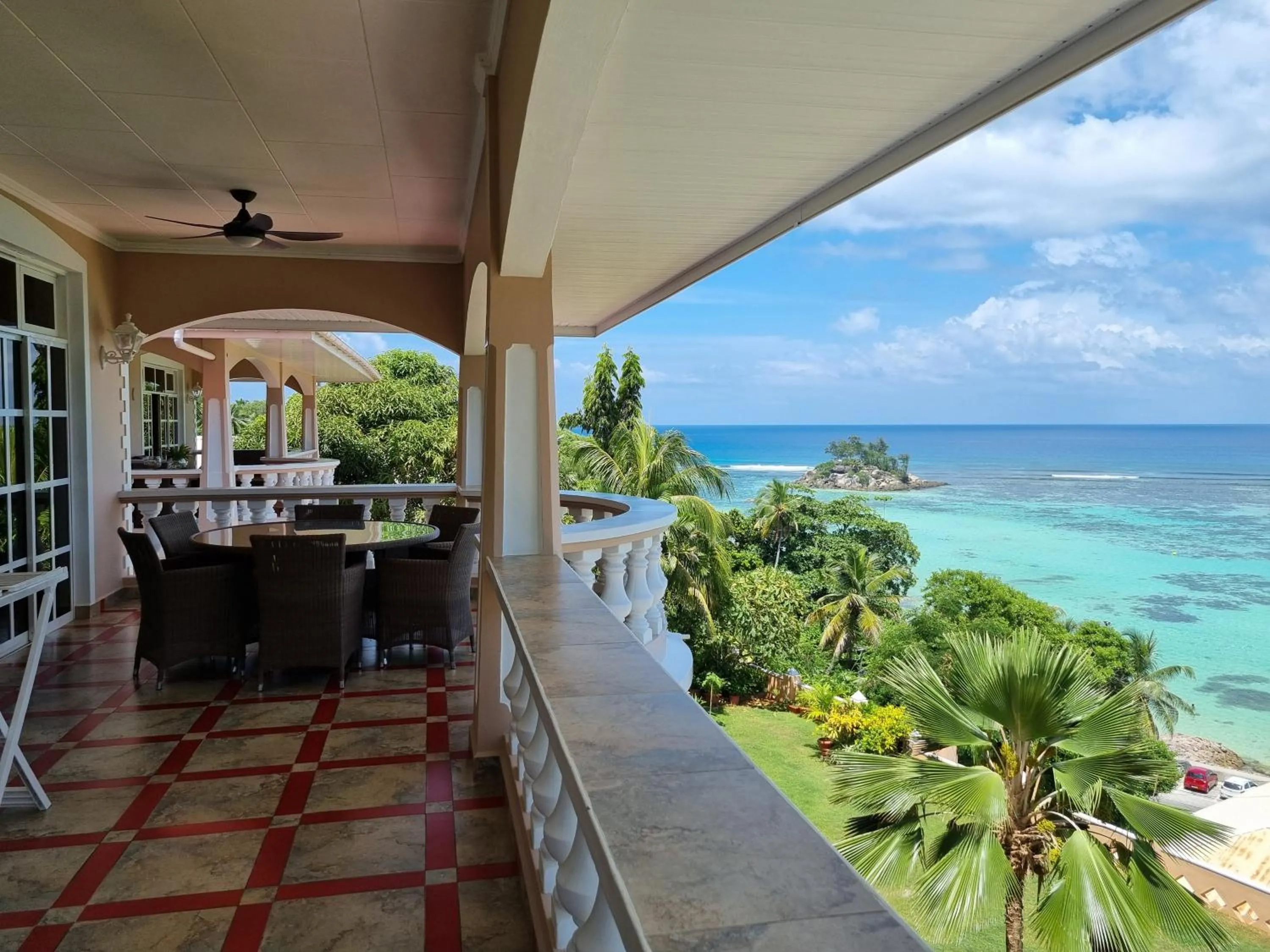 Balcony/Terrace in Au Fond De Mer View
