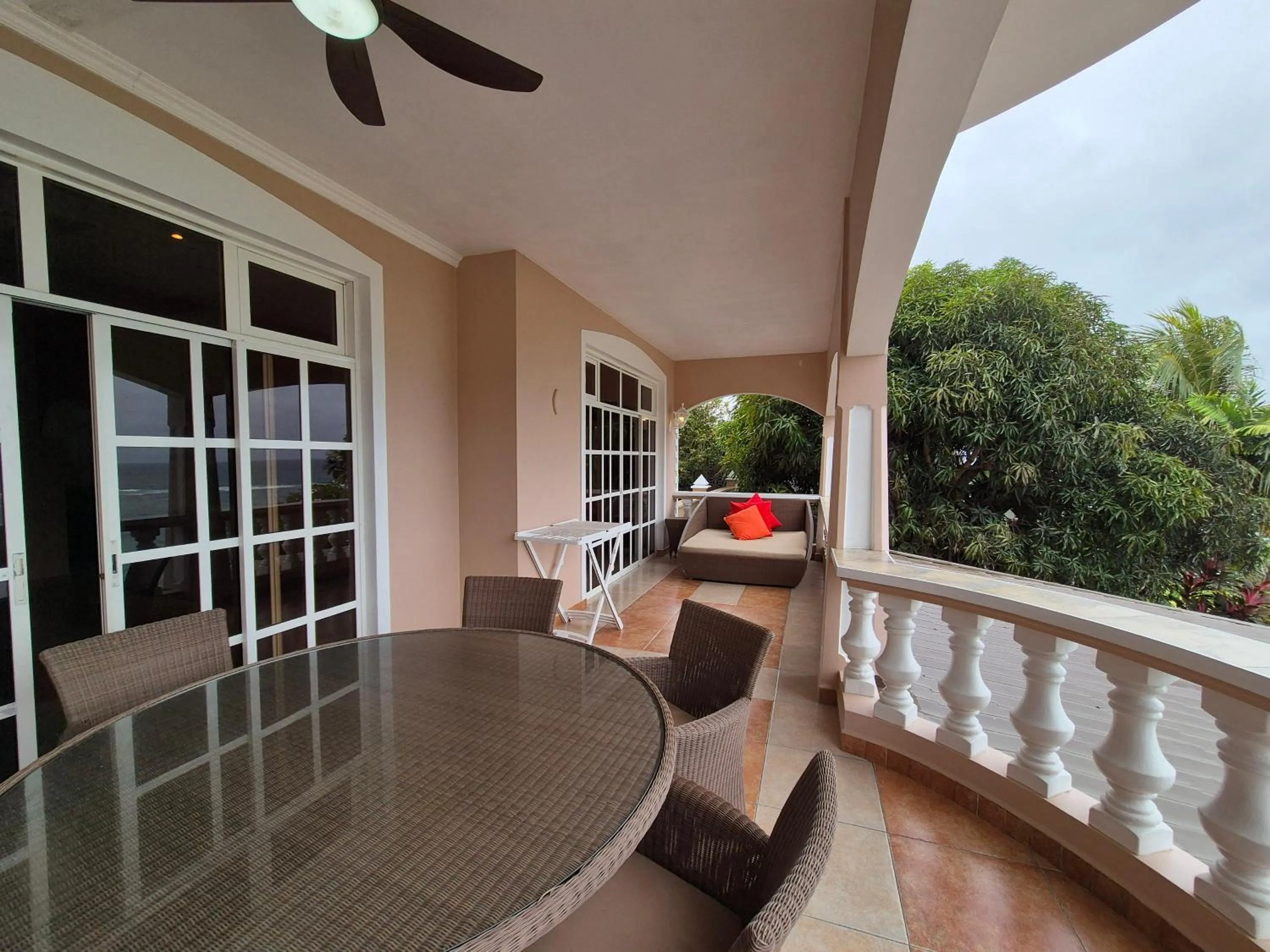 Balcony/Terrace in Au Fond De Mer View