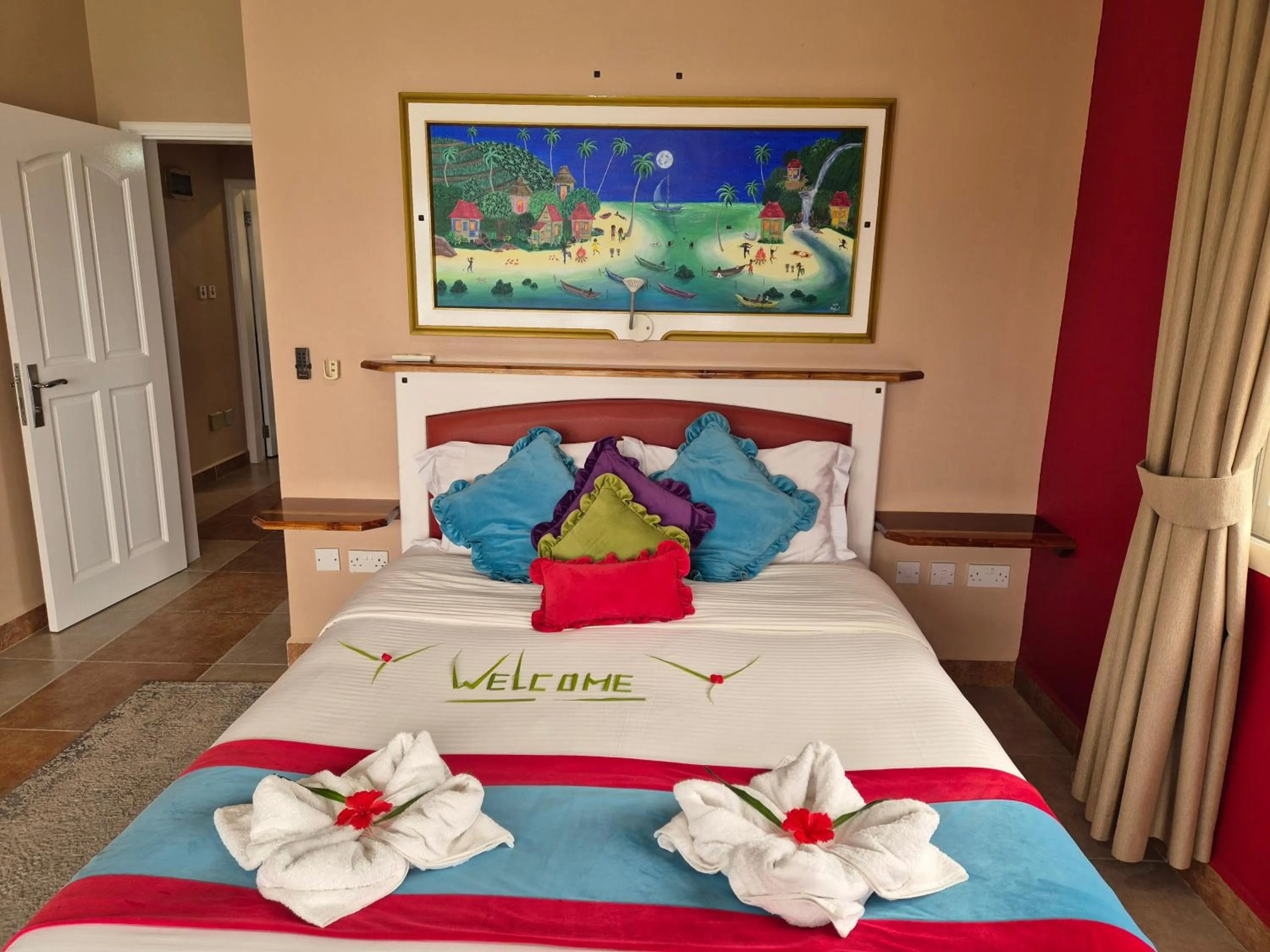 Bedroom, Bed in Au Fond De Mer View