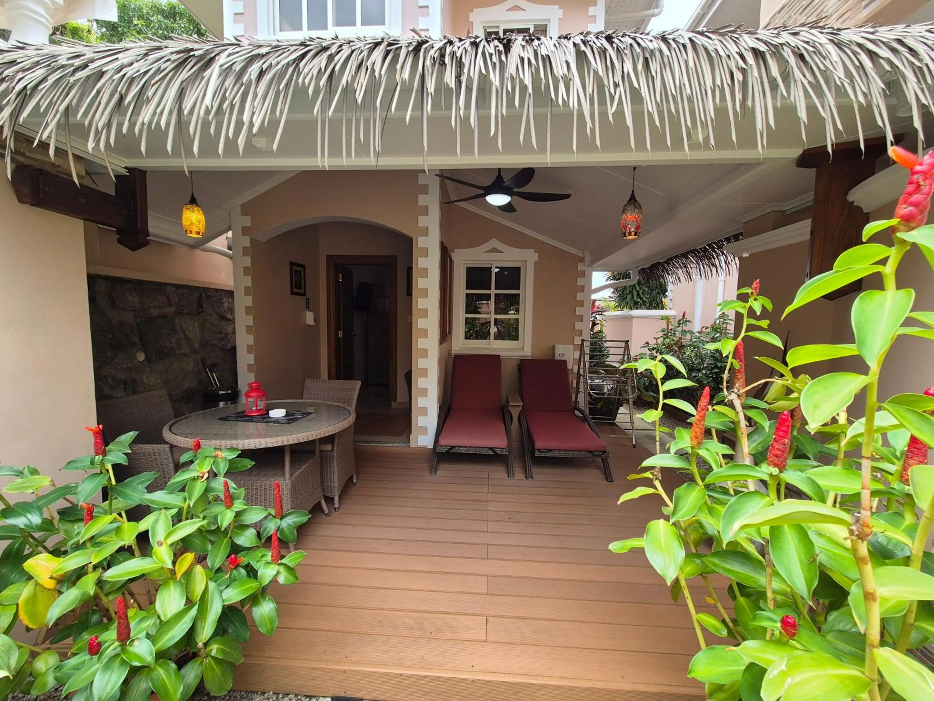 Balcony/Terrace in Au Fond De Mer View