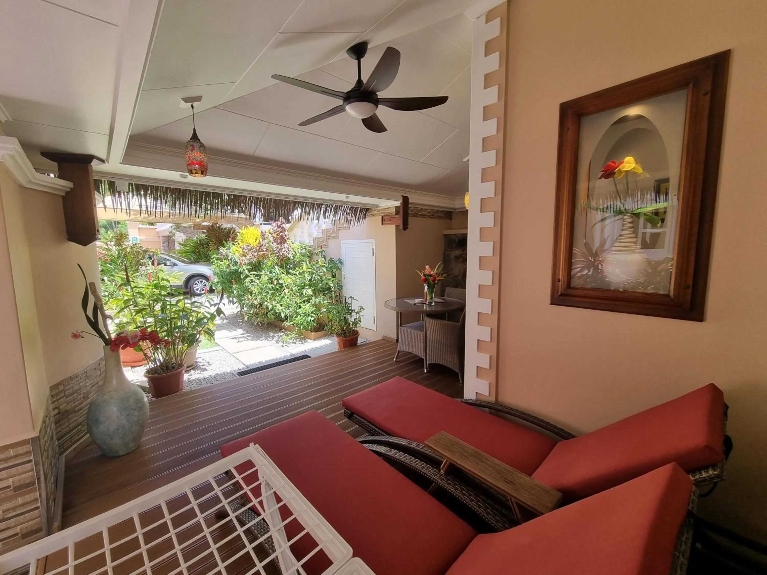 Balcony/Terrace in Au Fond De Mer View