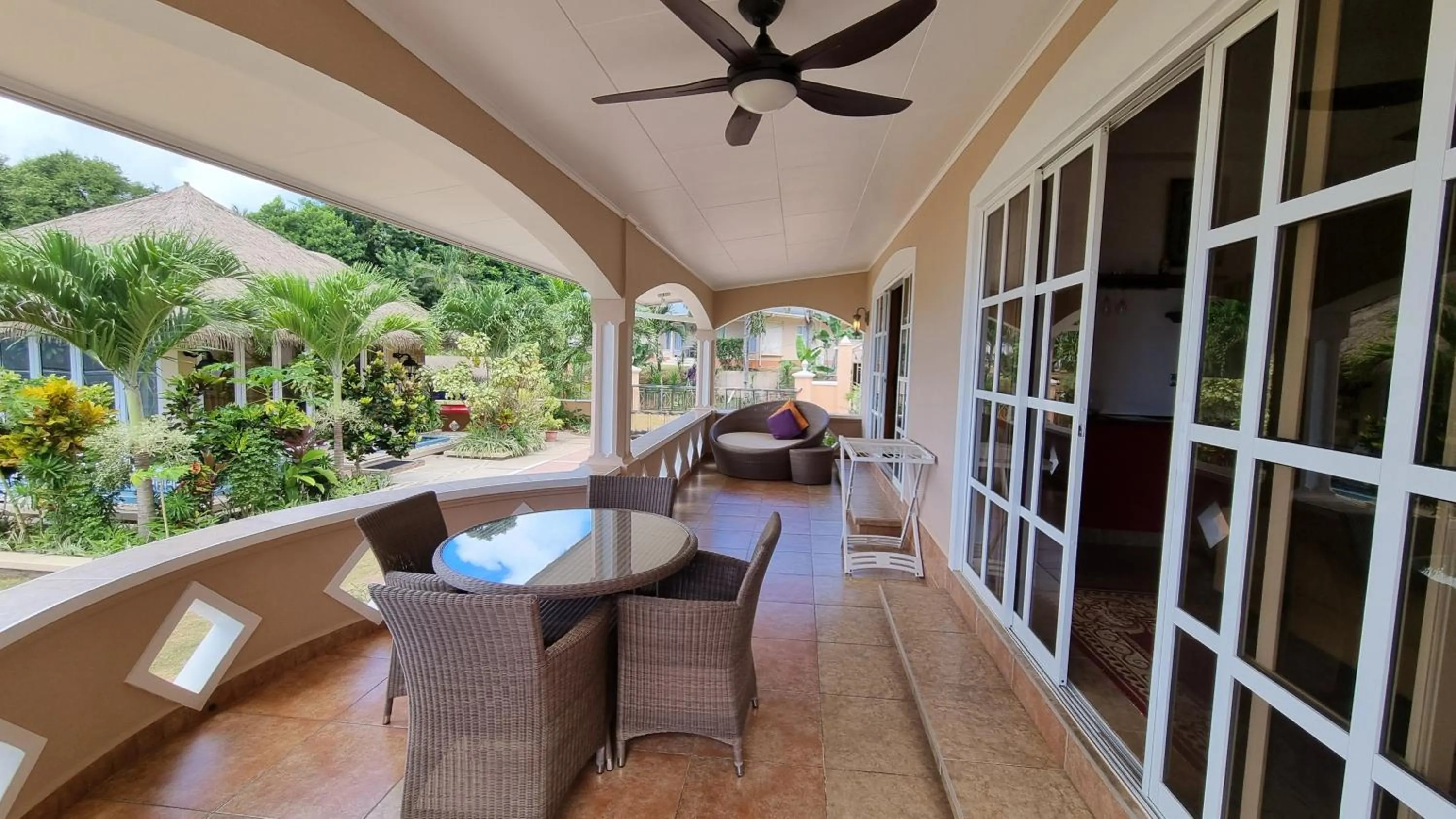 Balcony/Terrace in Au Fond De Mer View