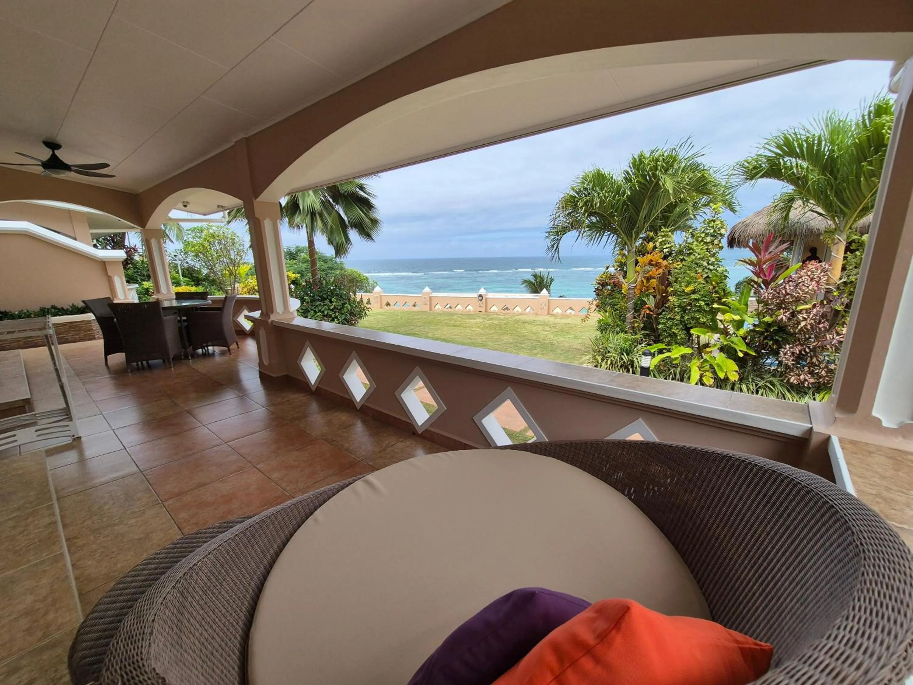 Balcony/Terrace in Au Fond De Mer View