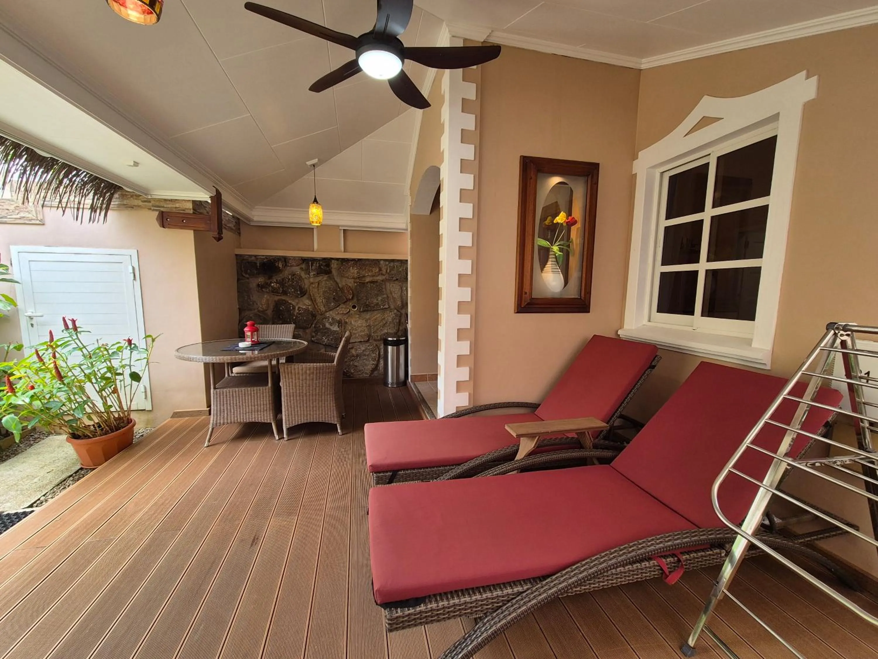 Balcony/Terrace in Au Fond De Mer View