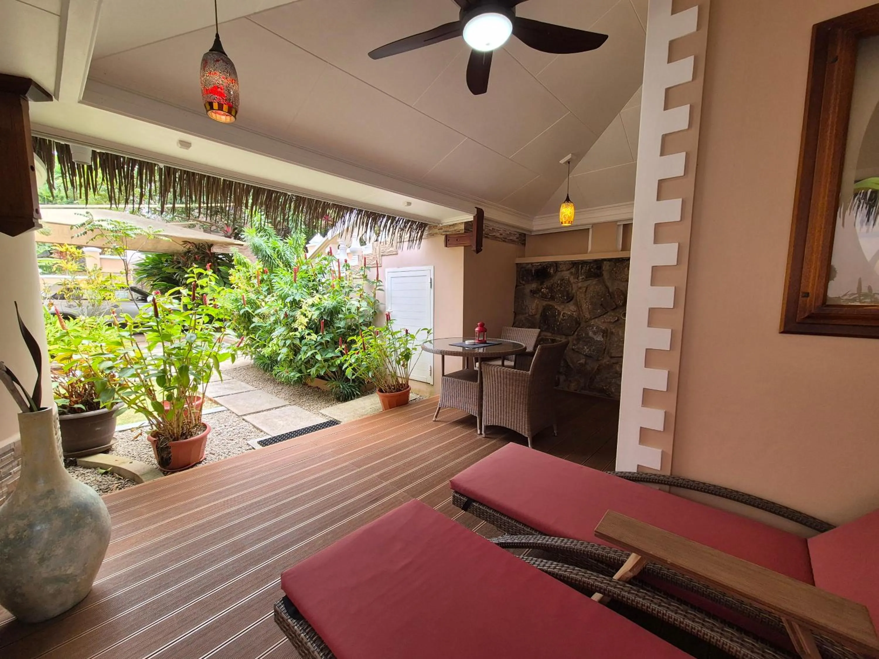 Balcony/Terrace in Au Fond De Mer View