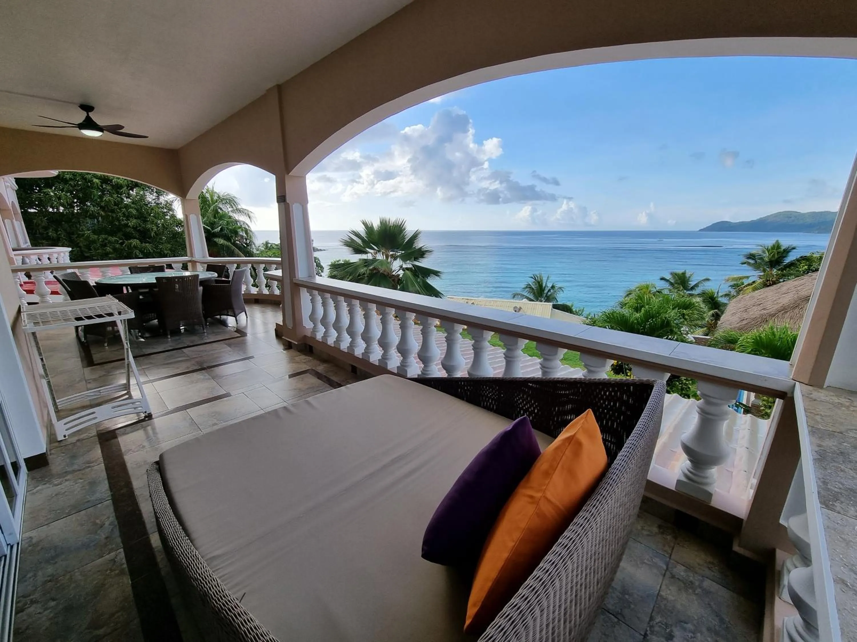 Balcony/Terrace in Au Fond De Mer View