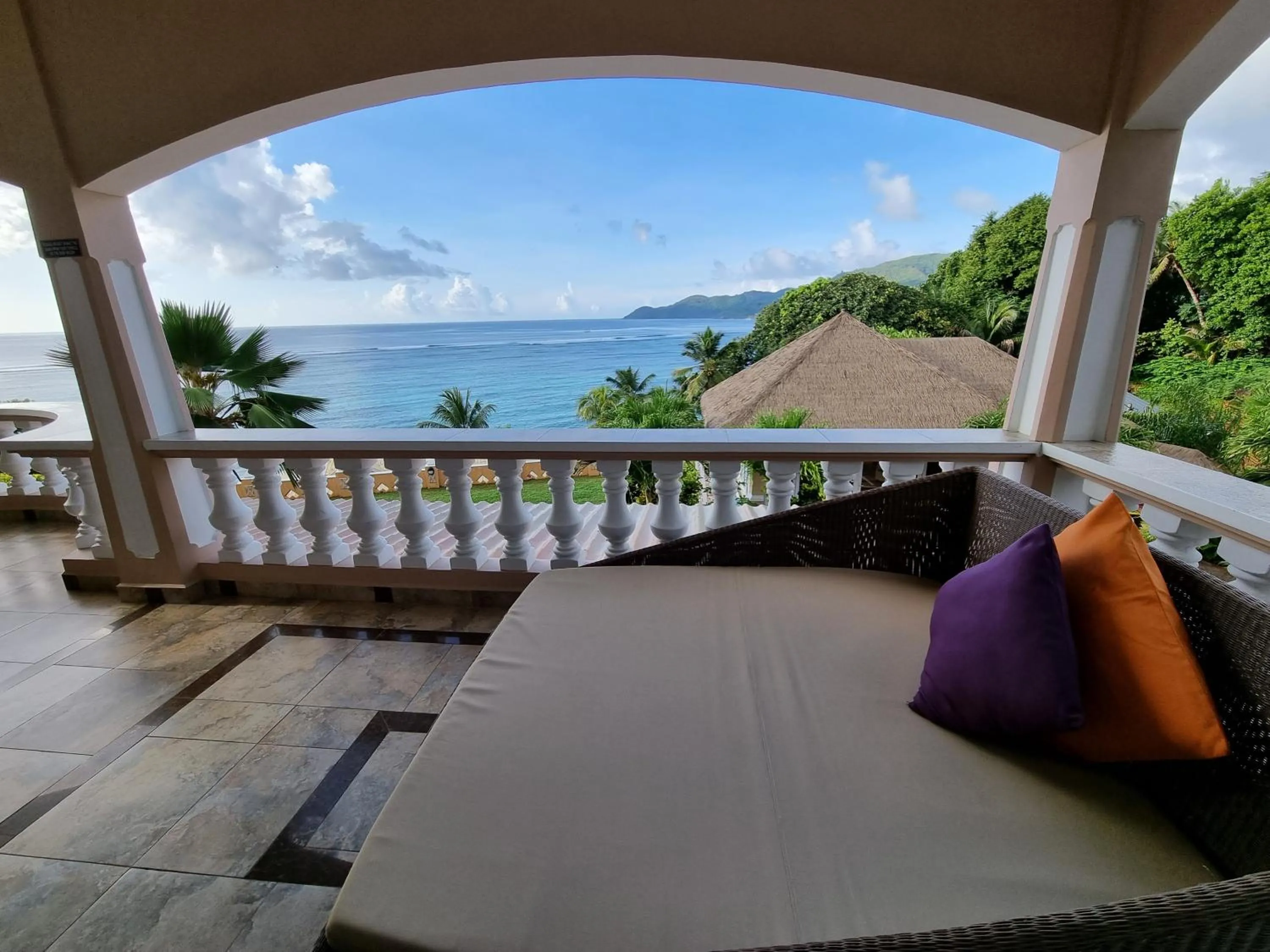 Balcony/Terrace in Au Fond De Mer View