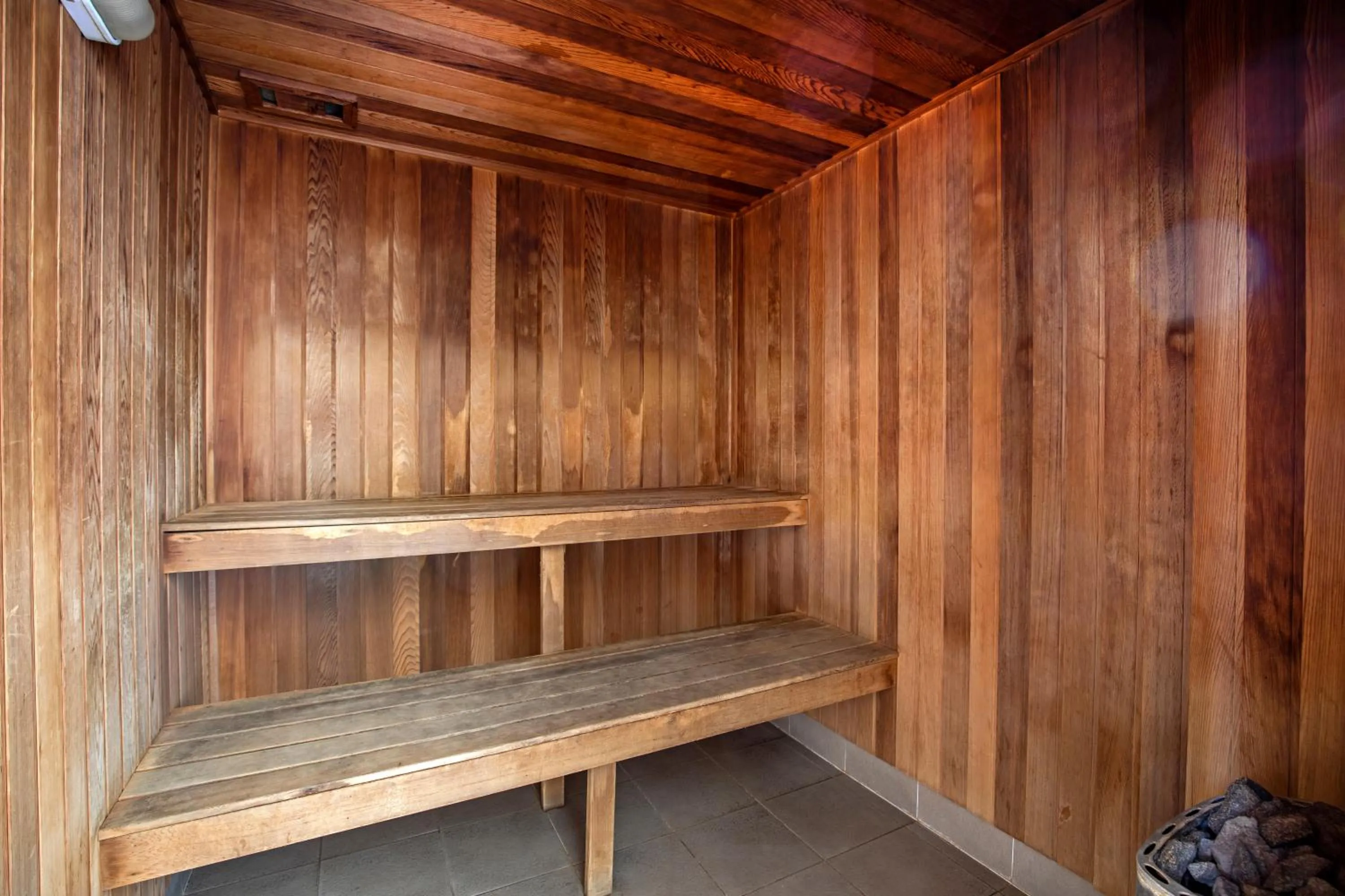 Sauna in Rolling Surf Resort
