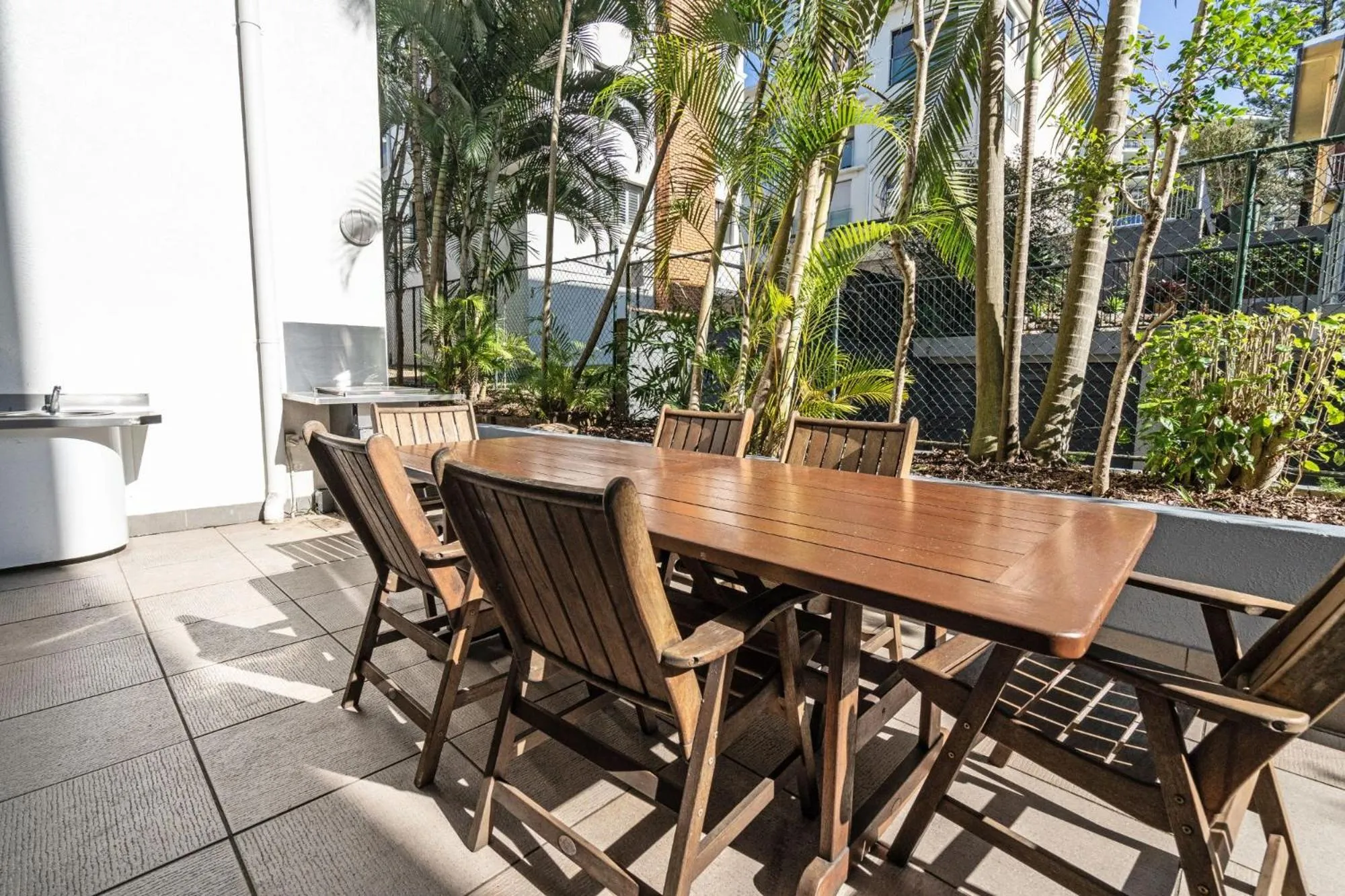 BBQ facilities in Rolling Surf Resort