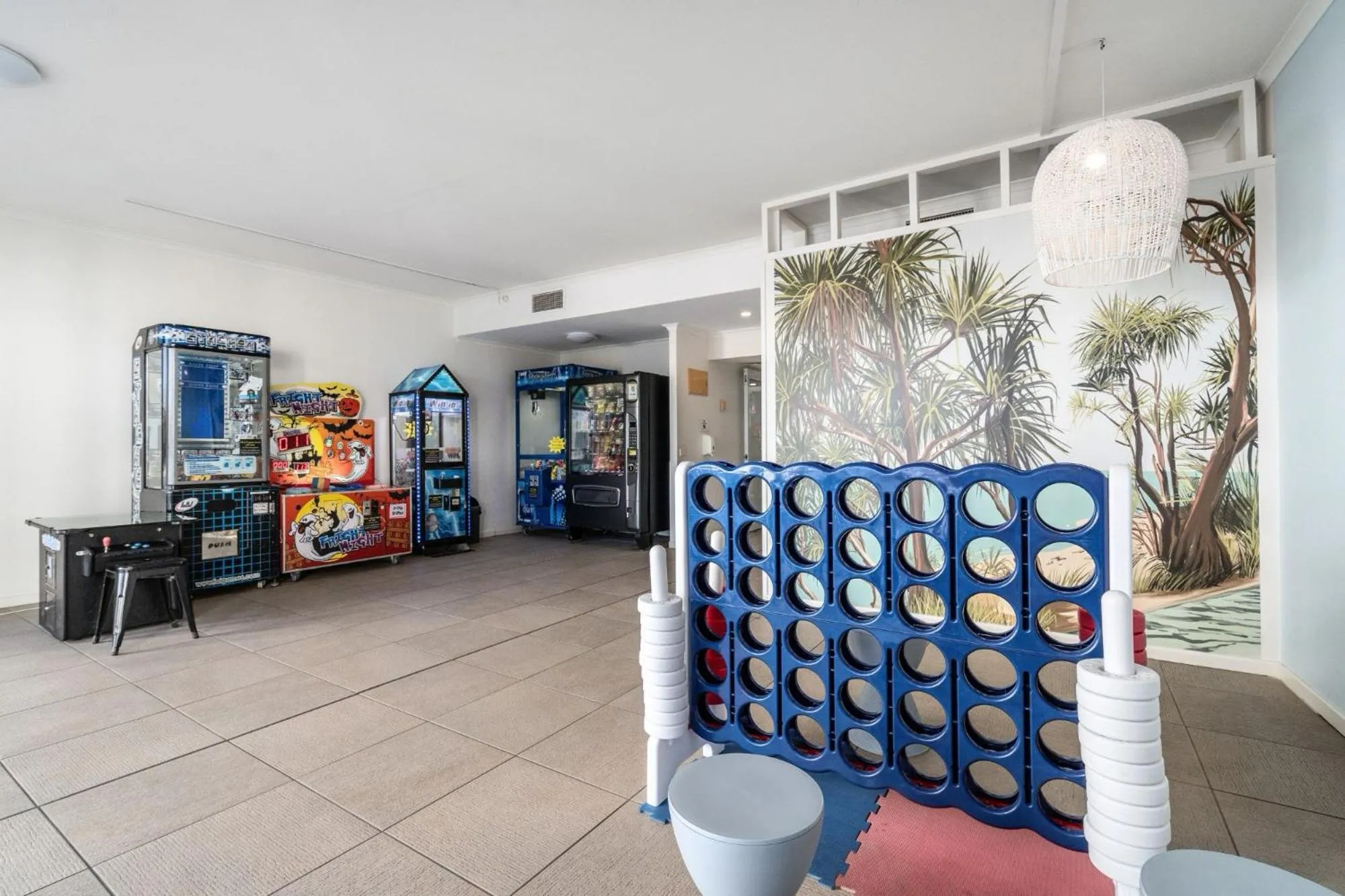 Game Room in Rolling Surf Resort