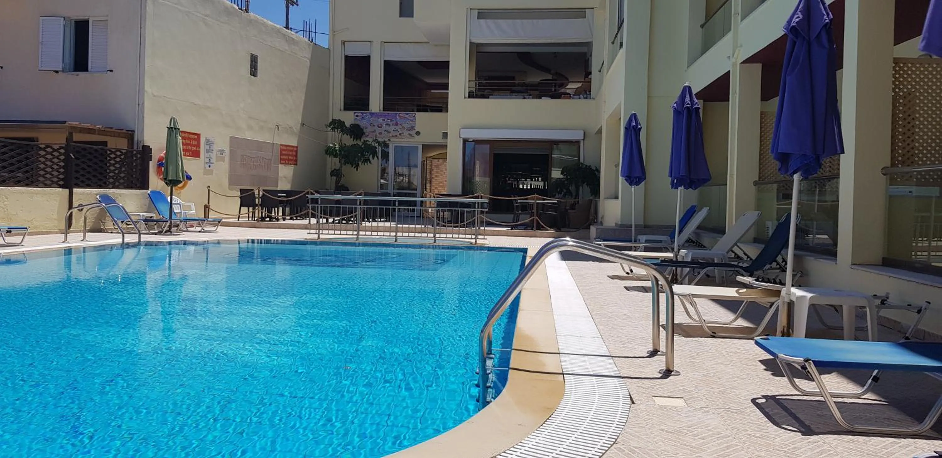 Swimming pool in Alexandros Hotel