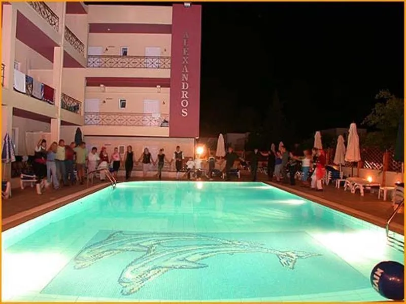 Swimming pool in Alexandros Hotel