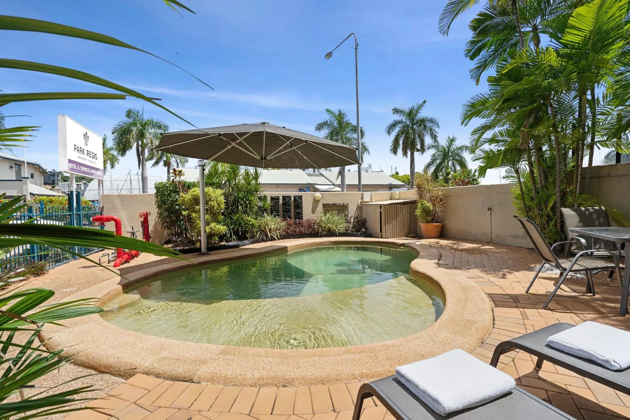 Pool view in Park Regis Anchorage