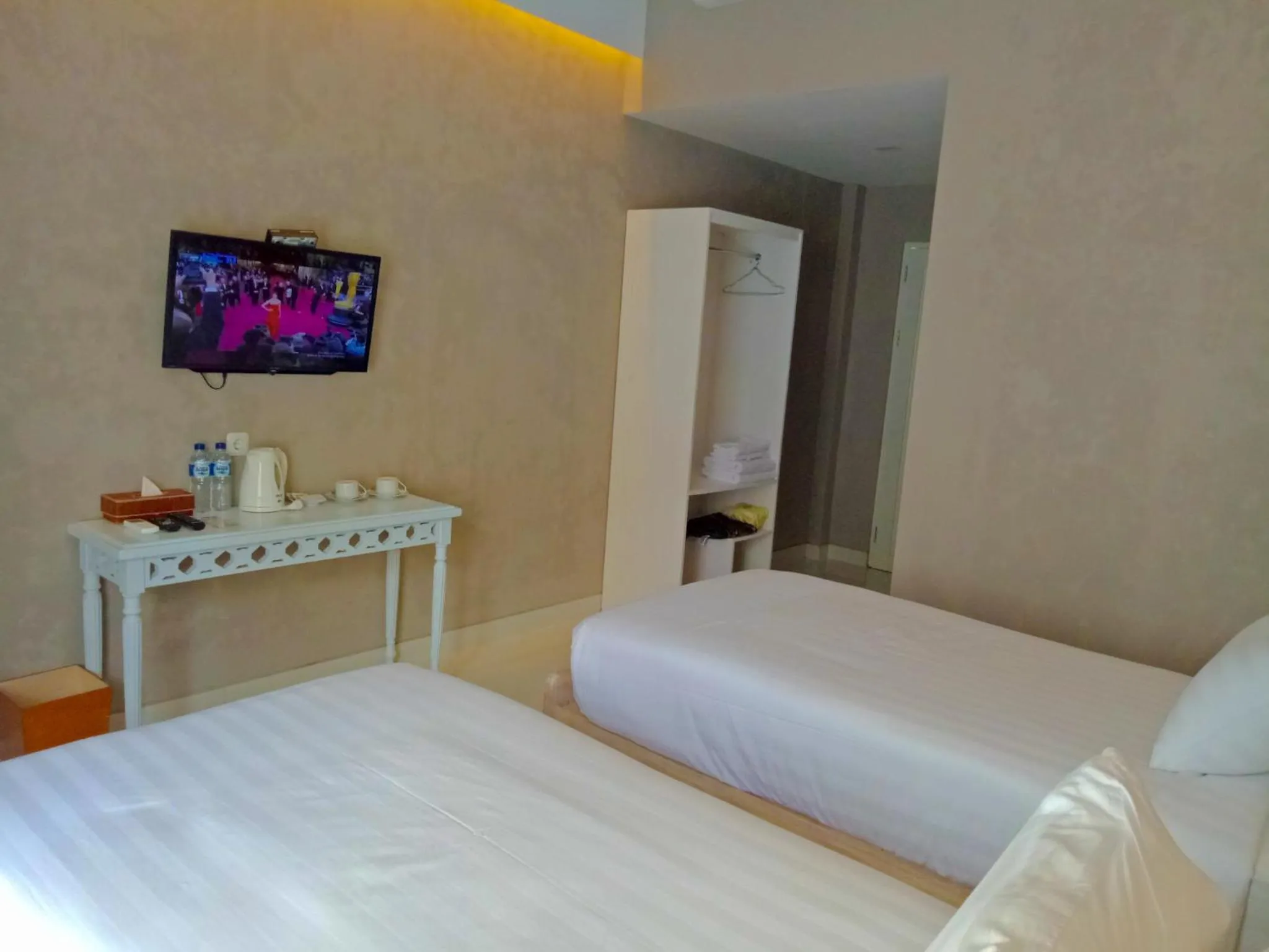 Photo of the whole room, Bed in Sinom Borobudur Heritage Hotel