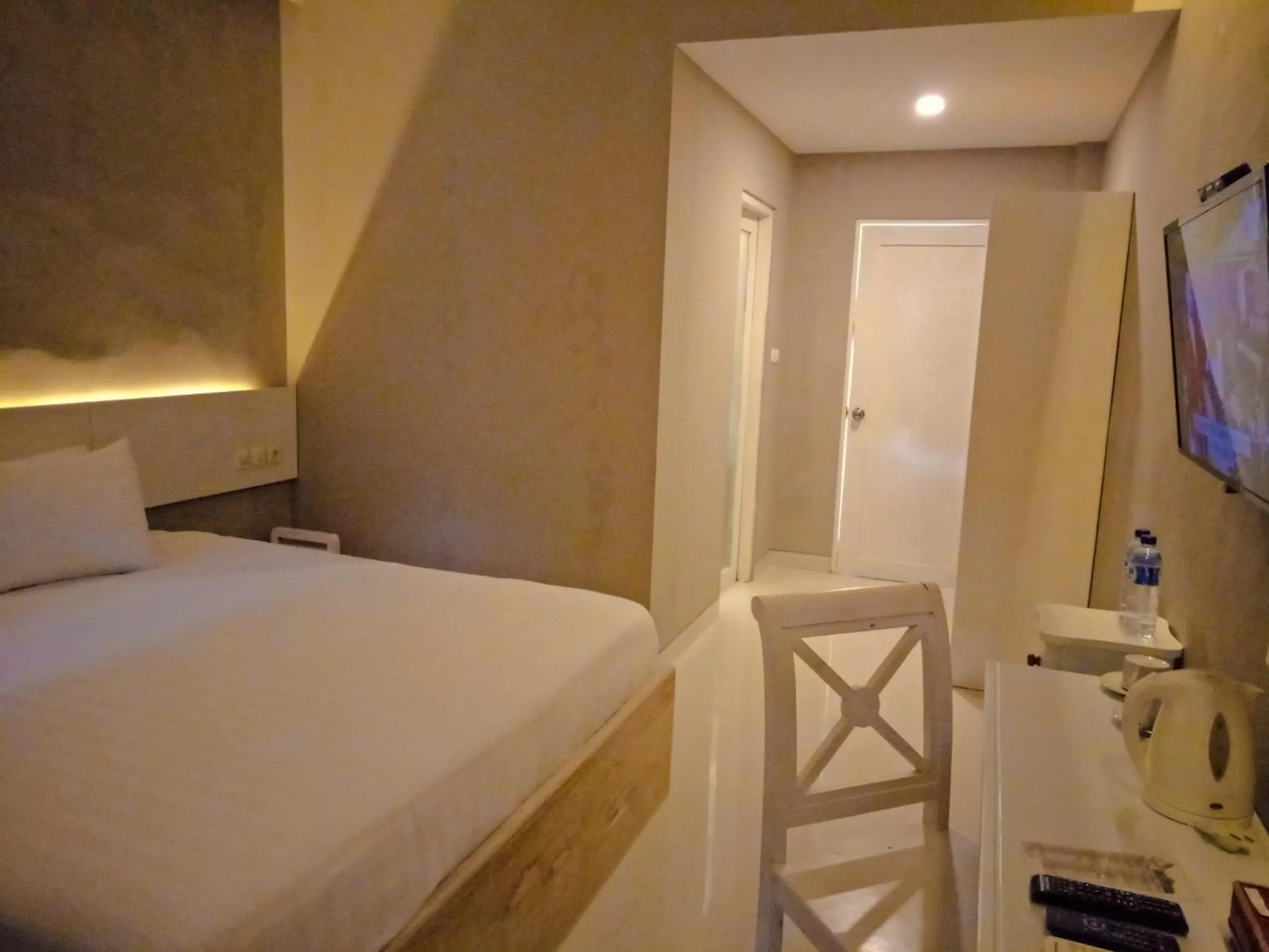 Bed in Sinom Borobudur Heritage Hotel