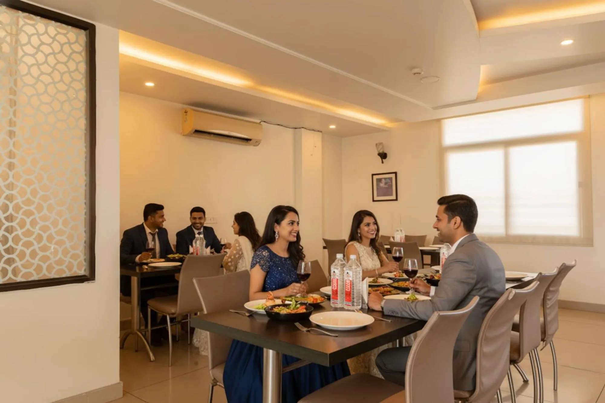 Restaurant/places to eat in FabHotel Signature Inn