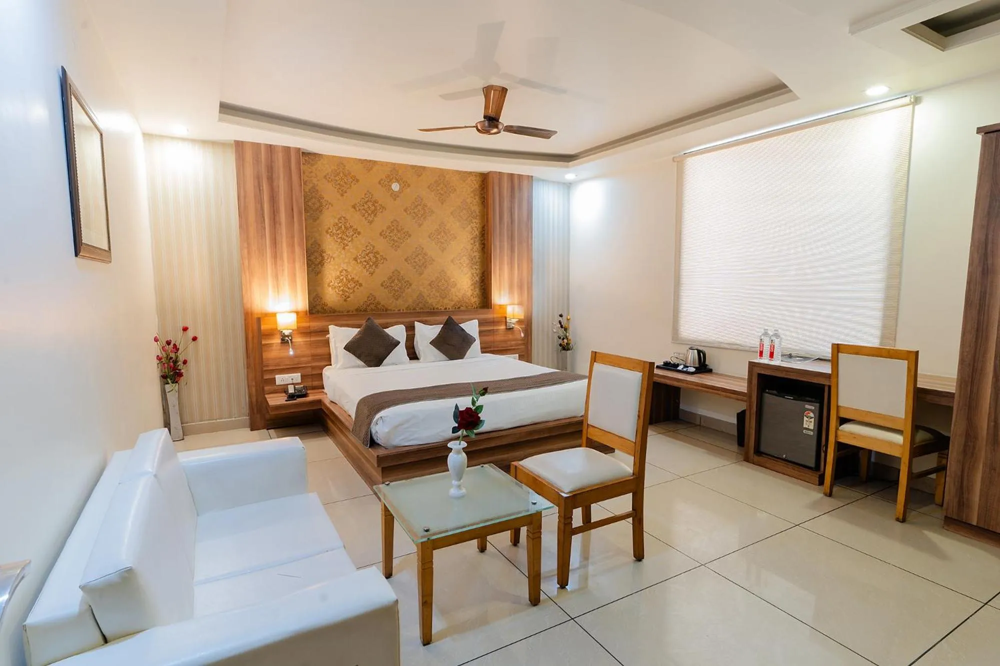 Bed in FabHotel Signature Inn