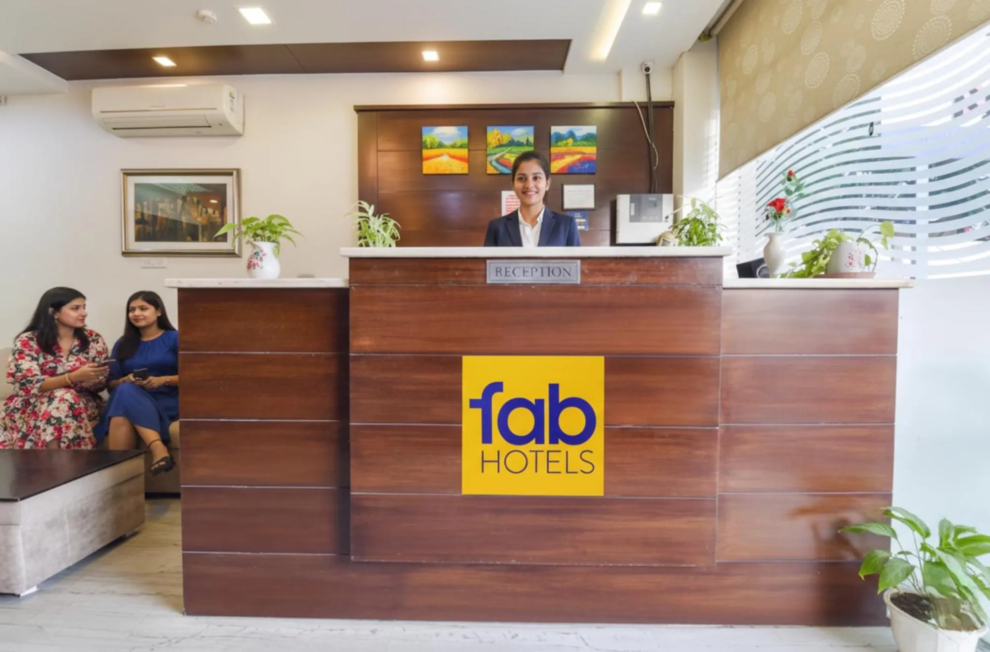Lobby or reception in FabHotel Signature Inn