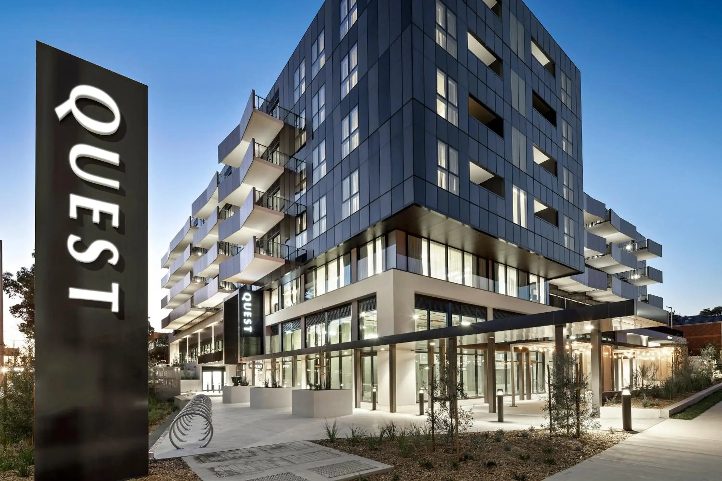 Property building in Quest Burwood East Property building in Quest Burwood East