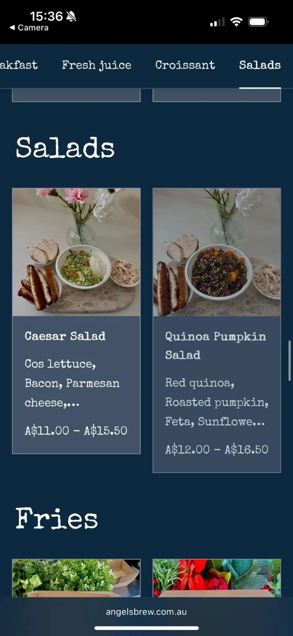 Food and drinks in Quest Burwood East