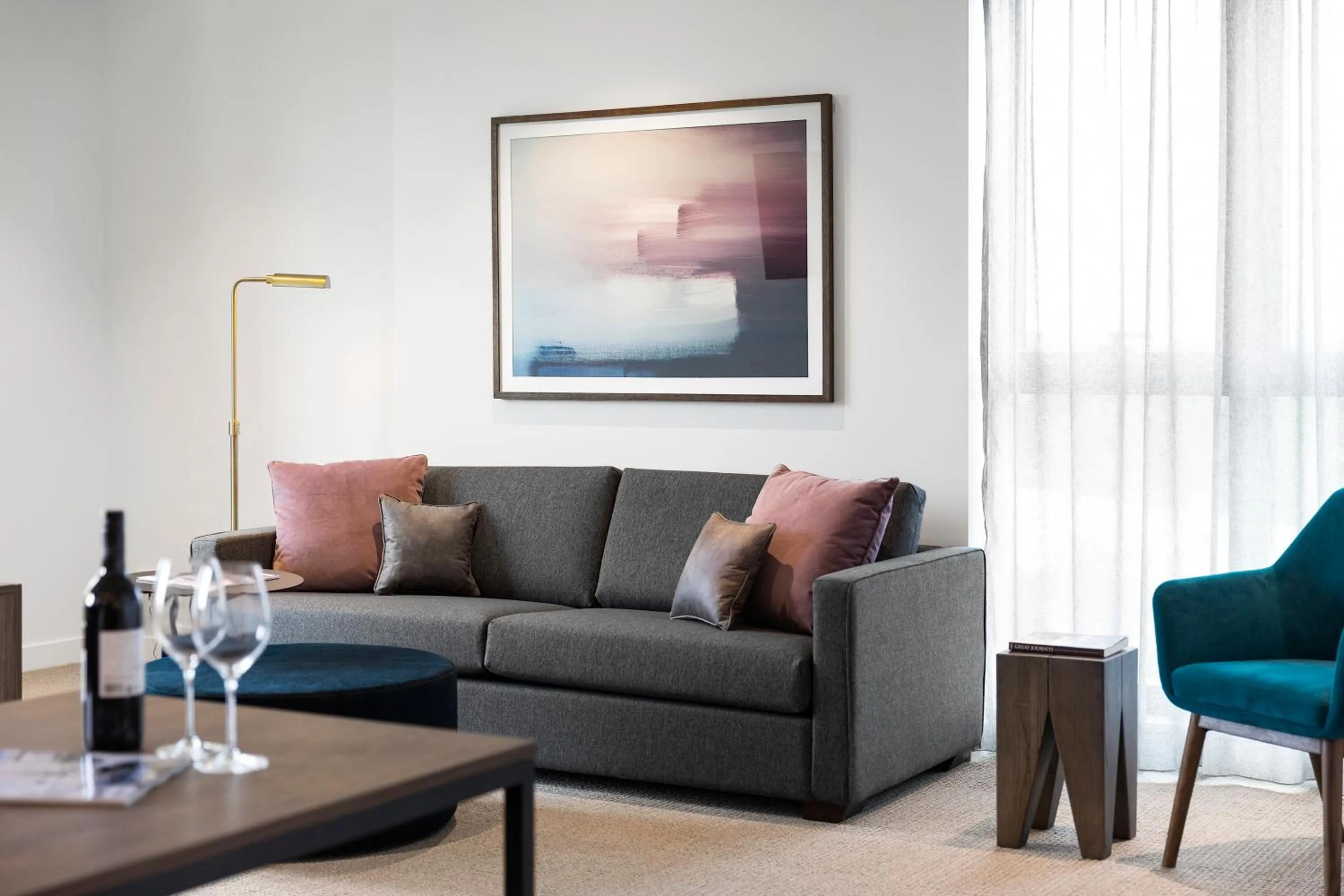 Living room in Quest Burwood East